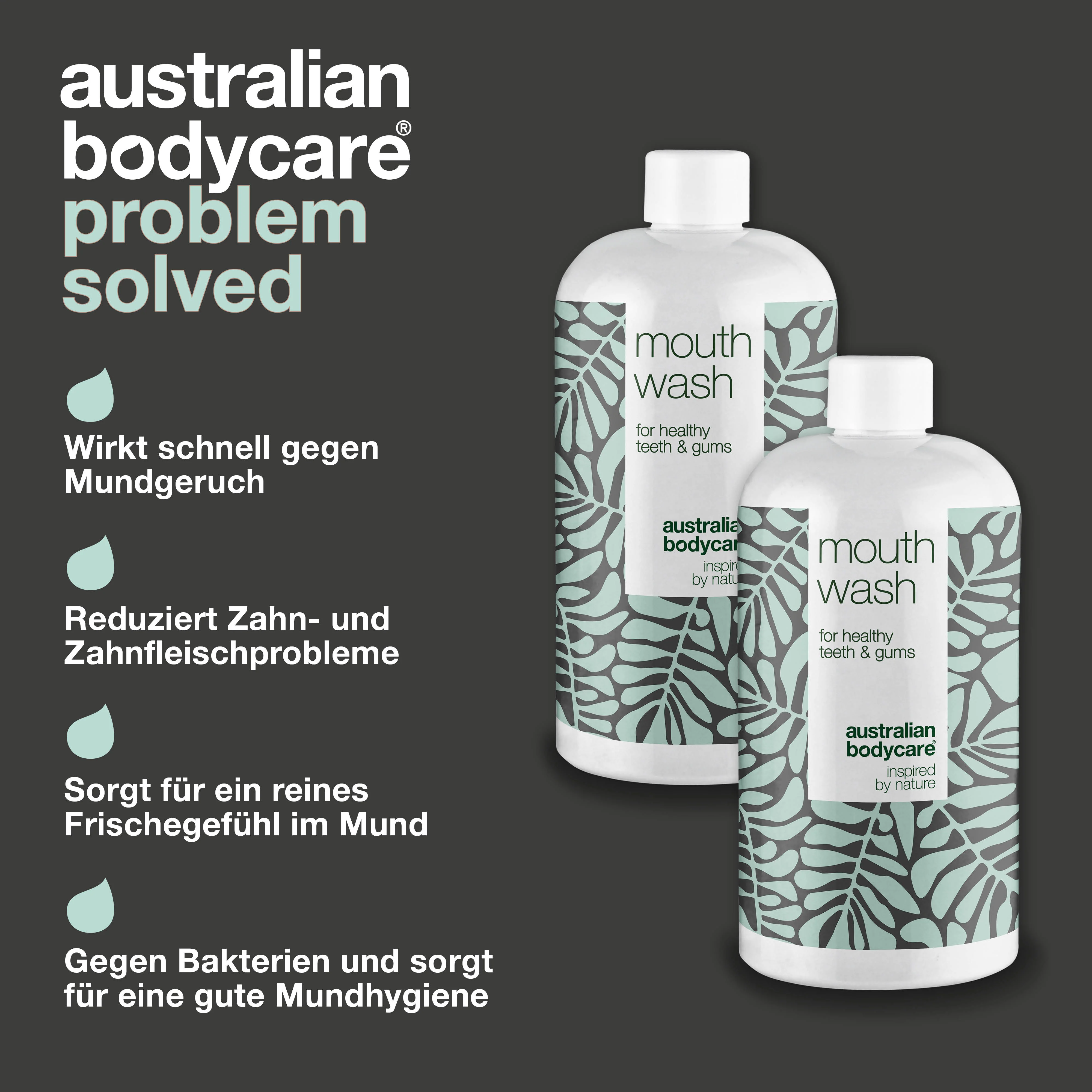 2 Mundspülungen gegen Mundgeruch, Parodontitis & Gingivitis — Für die tägliche Pflege bei Pilz und Zahnfleischentzündung - Image 3