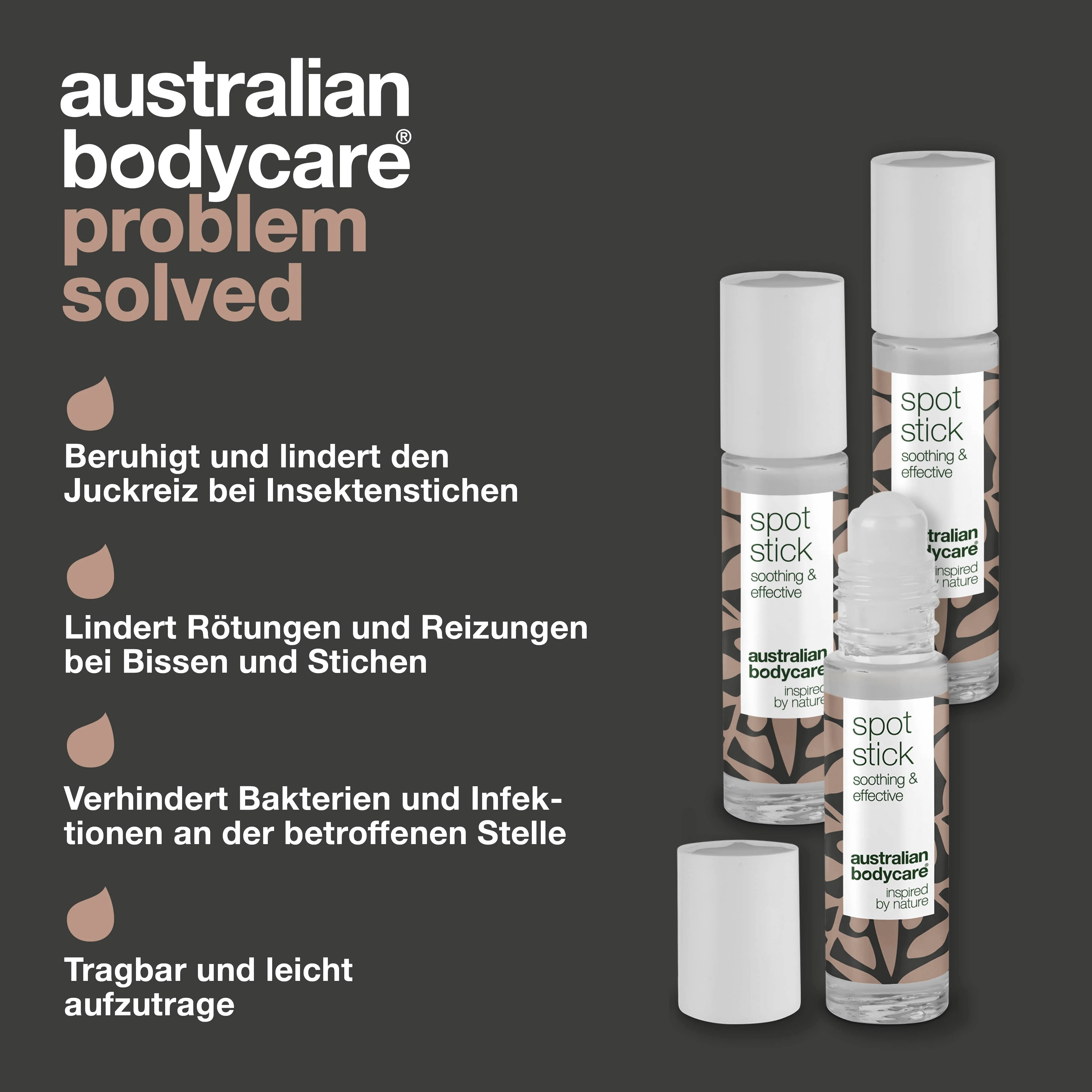 3x Mückenstich Stifte — Praktischer Roll—on Stift gegen Bakterien und Reizungen bei Insektenstichen - Image 3