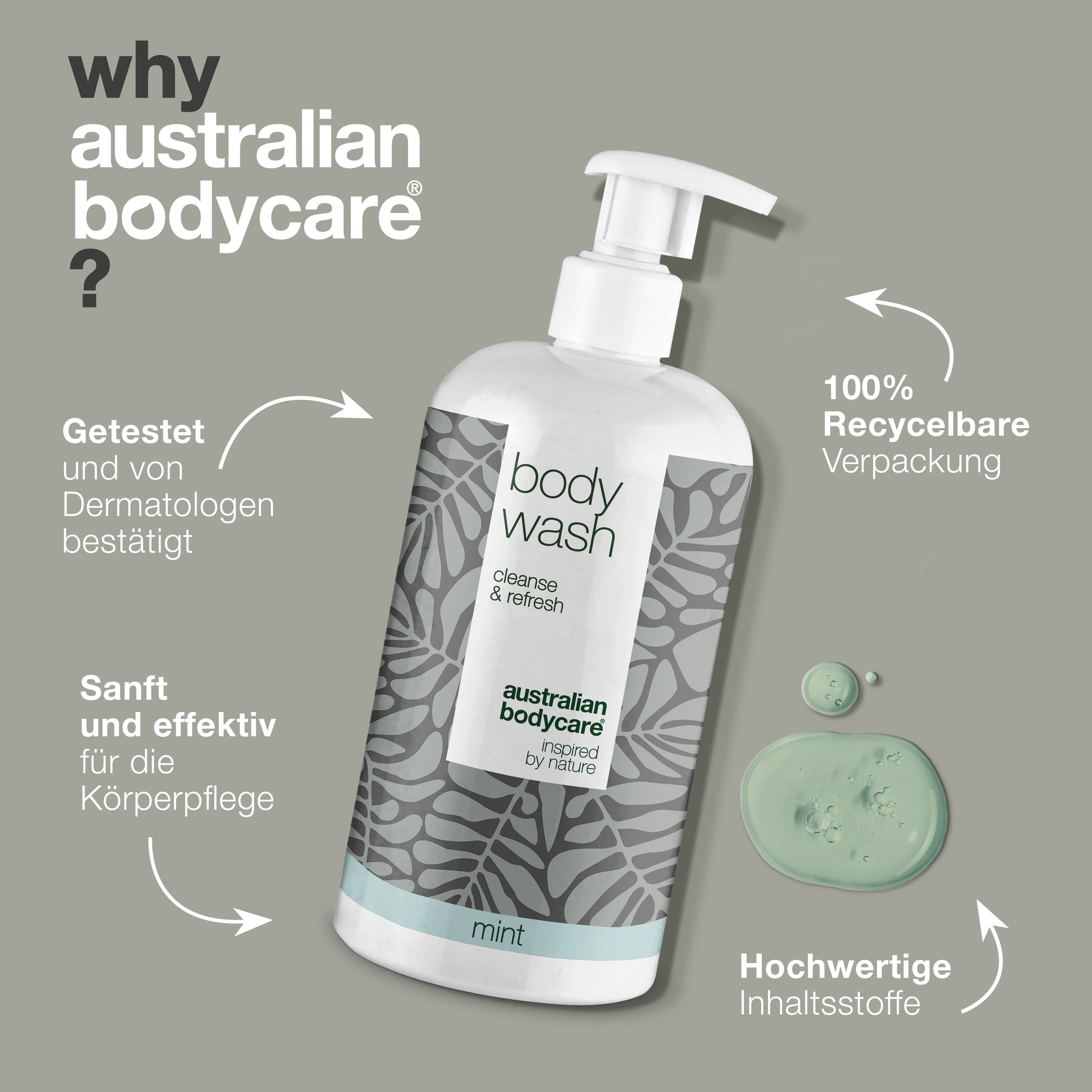4 für 3 Teebaumöl Duschgel 500 ml Minze - Vorteilspack — Vorteilspack mit 4 Body Wash (500 ml): Teebaumöl Minze - Image 4