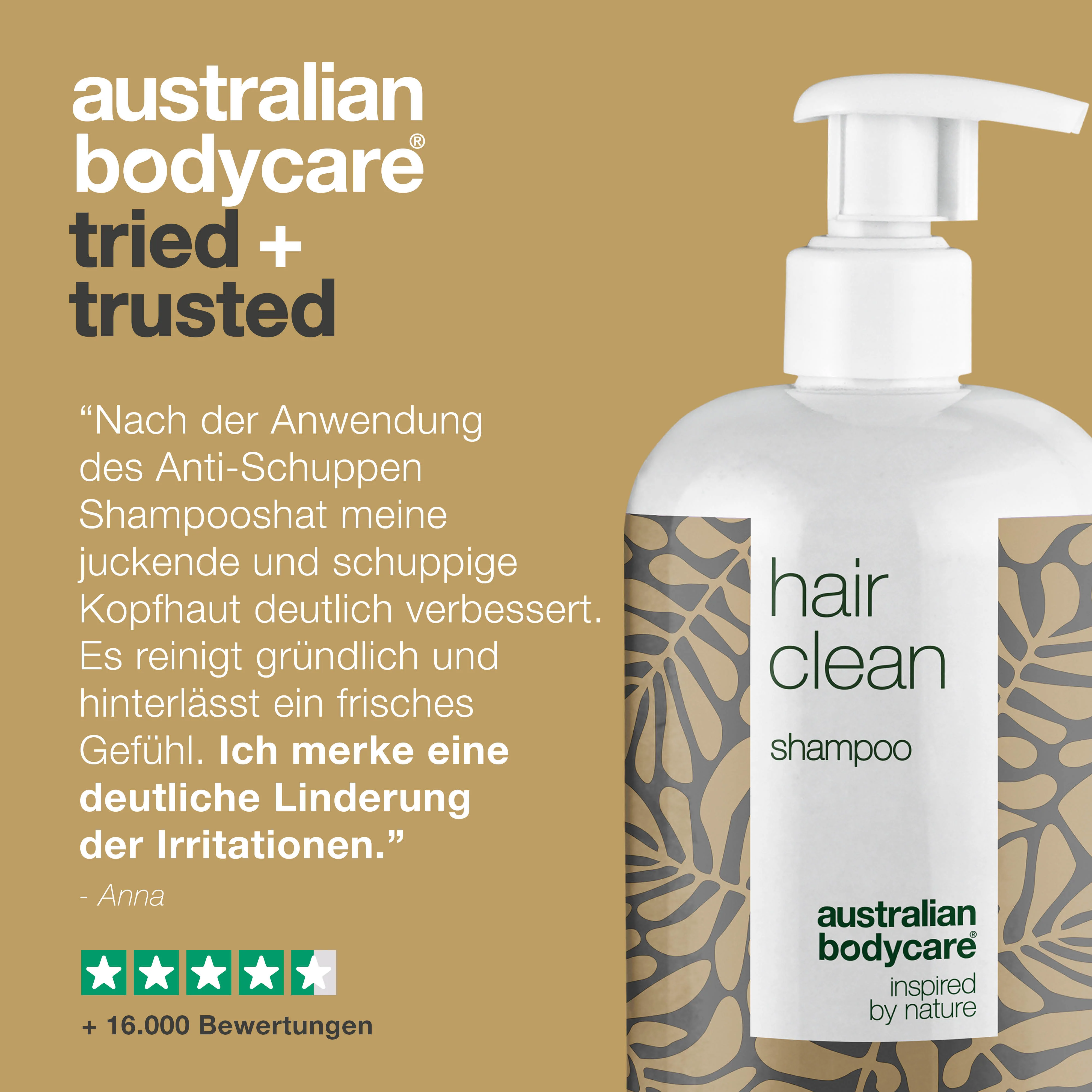 4 für 3 Shampoos mit Teebaumöl 500ml Minze - Vorteilspack — Vorteilspack mit 4 Shampoos (500 ml): Teebaumöl Minze - Image 5