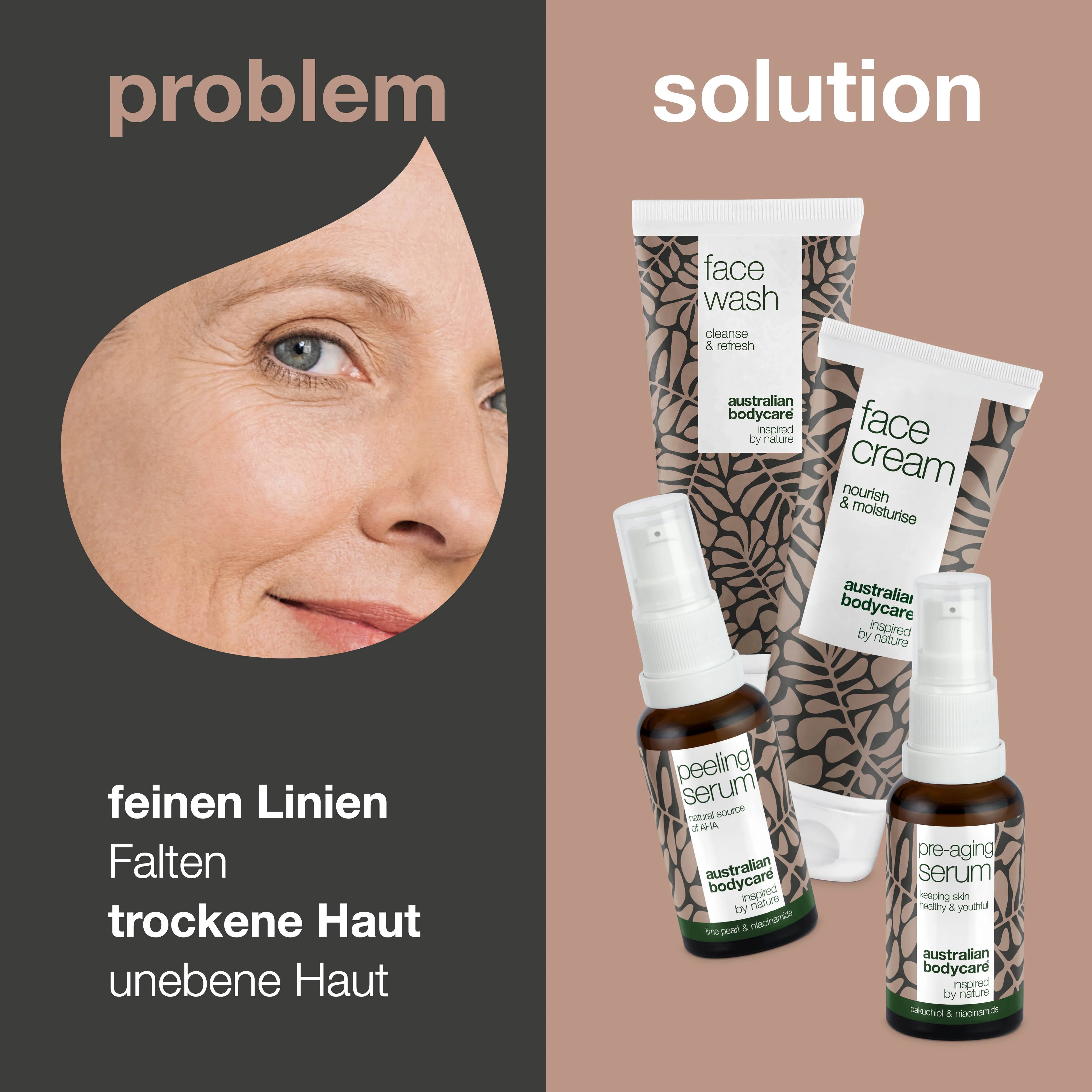 4er Paket zur Vorbeugung von Falten — Anti-Age Produkte für jüngere Haut beugt Altersanzeichen vor - Image 2