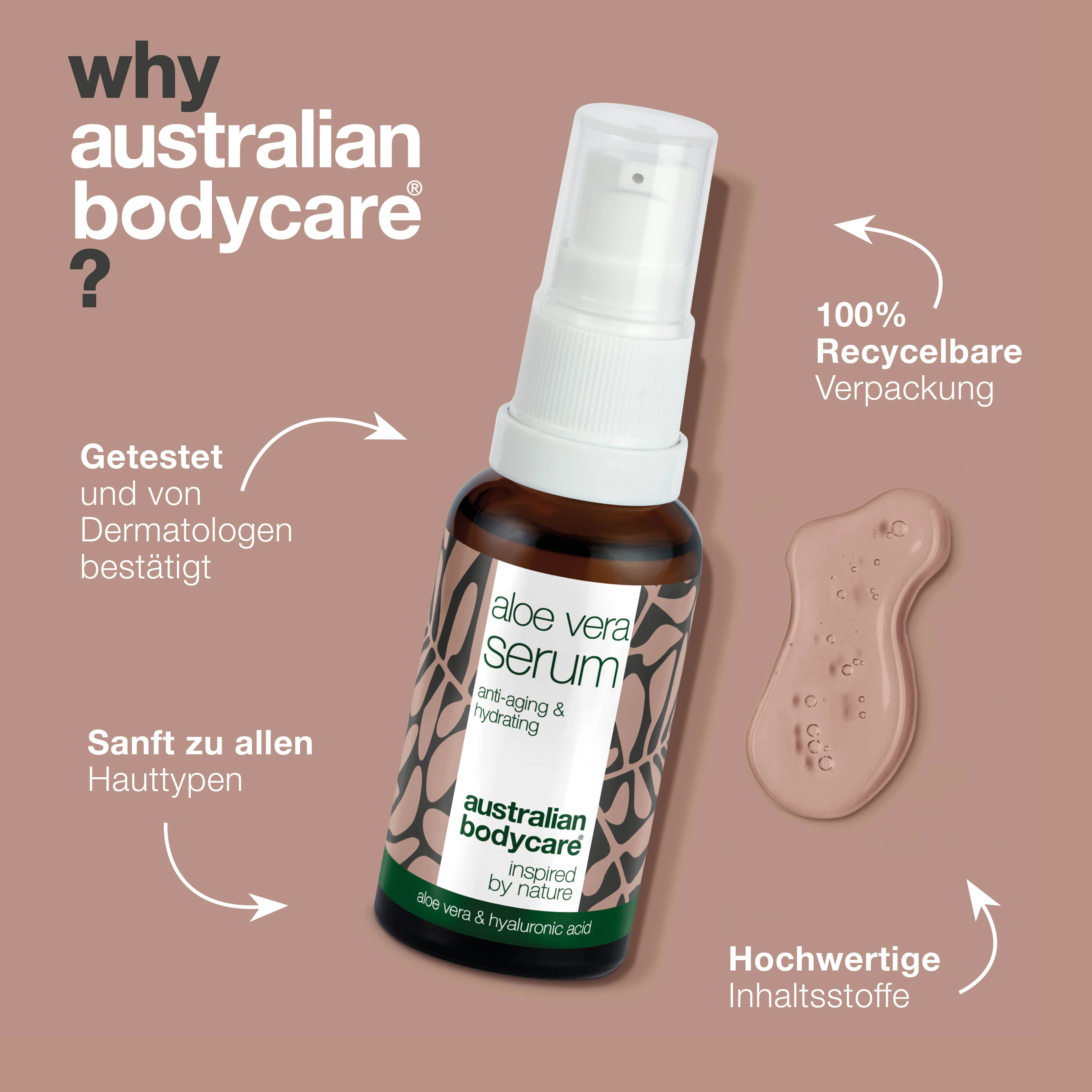 Aloe Vera & Vitamin E Serum – Reduziert Falten & hydratisiert — Aloe Vera & Vitamin E Serum glättet feine Linien & pflegt intensiv. Enthält Hyaluronsäure & Vitamin E für maximale Feuchtigkeit. - Image 4