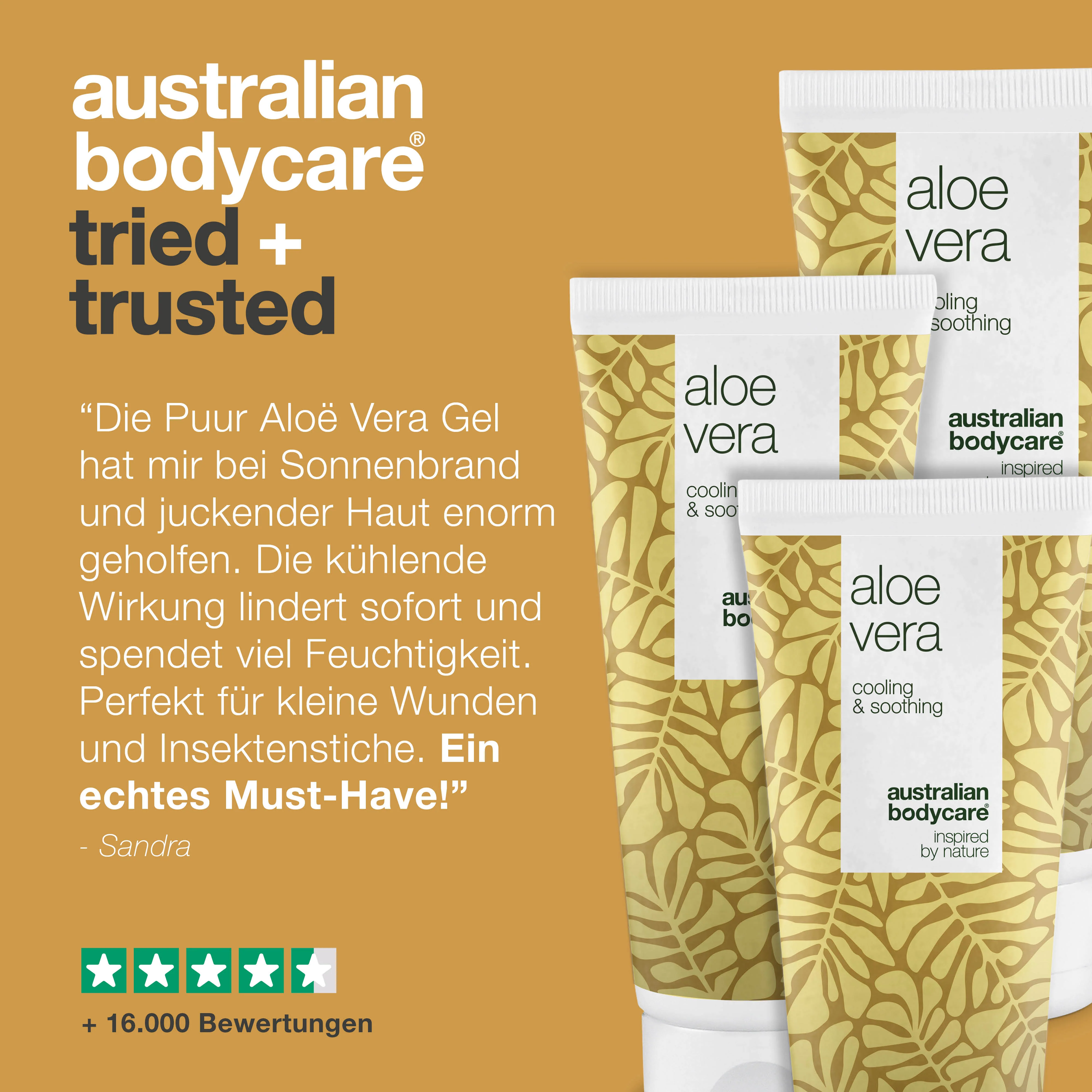 3 Aloe Vera gel  - Angebotspaket — Angebotspaket mit 3 Aloe Vera Gel (200 ml) - Image 5