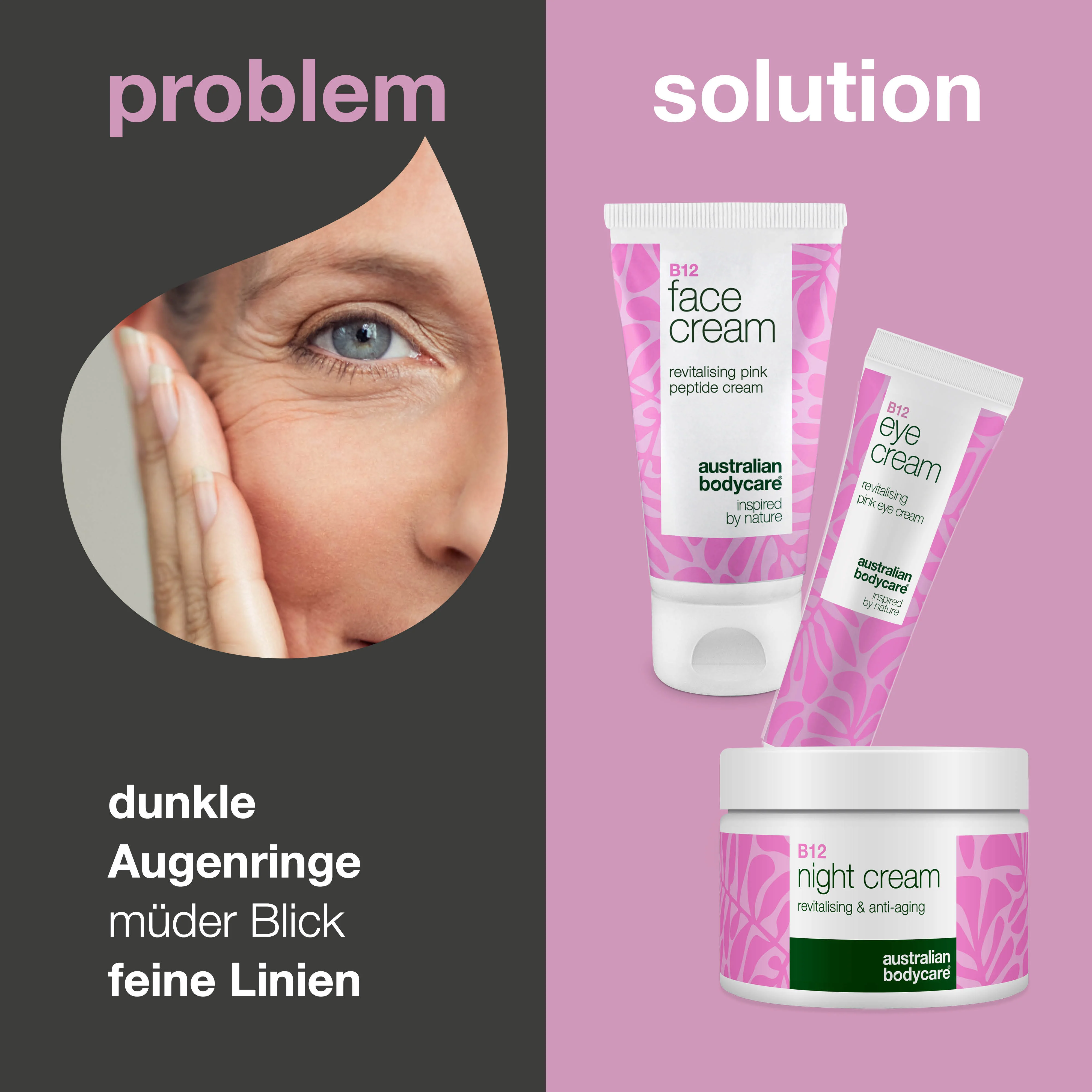 B12-Pflegeset gegen Augenringe und Schwellungen — Effektives B12-Set gegen Augenringe. Pflegt und hydratisiert die empfindliche Augenpartie. - Image 2