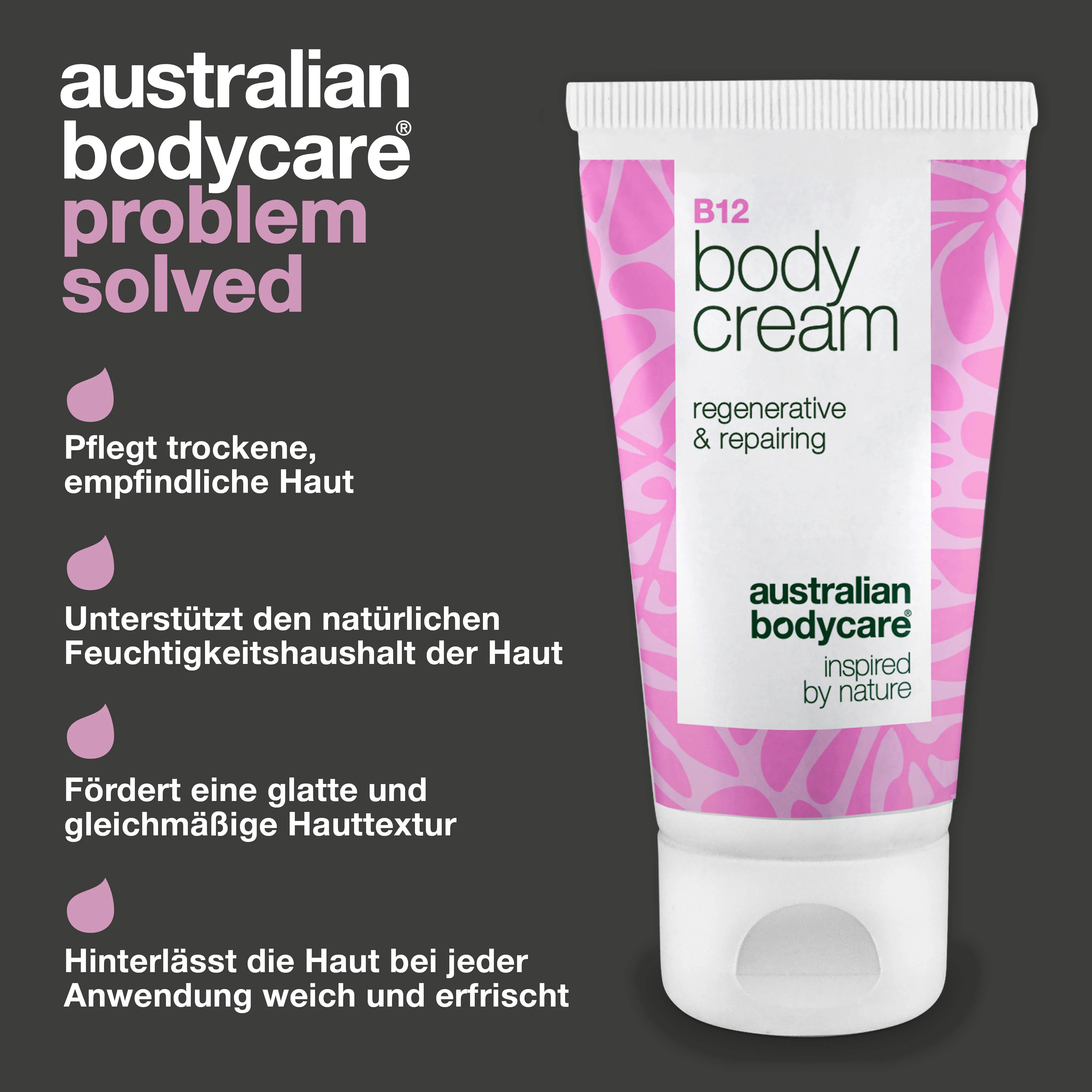 B12 Body Cream – Regenerierende Creme mit Vitamin B12 — Feuchtigkeitsspendende B12 Body Cream für weiche Haut. Für alle Hauttypen. - Image 3