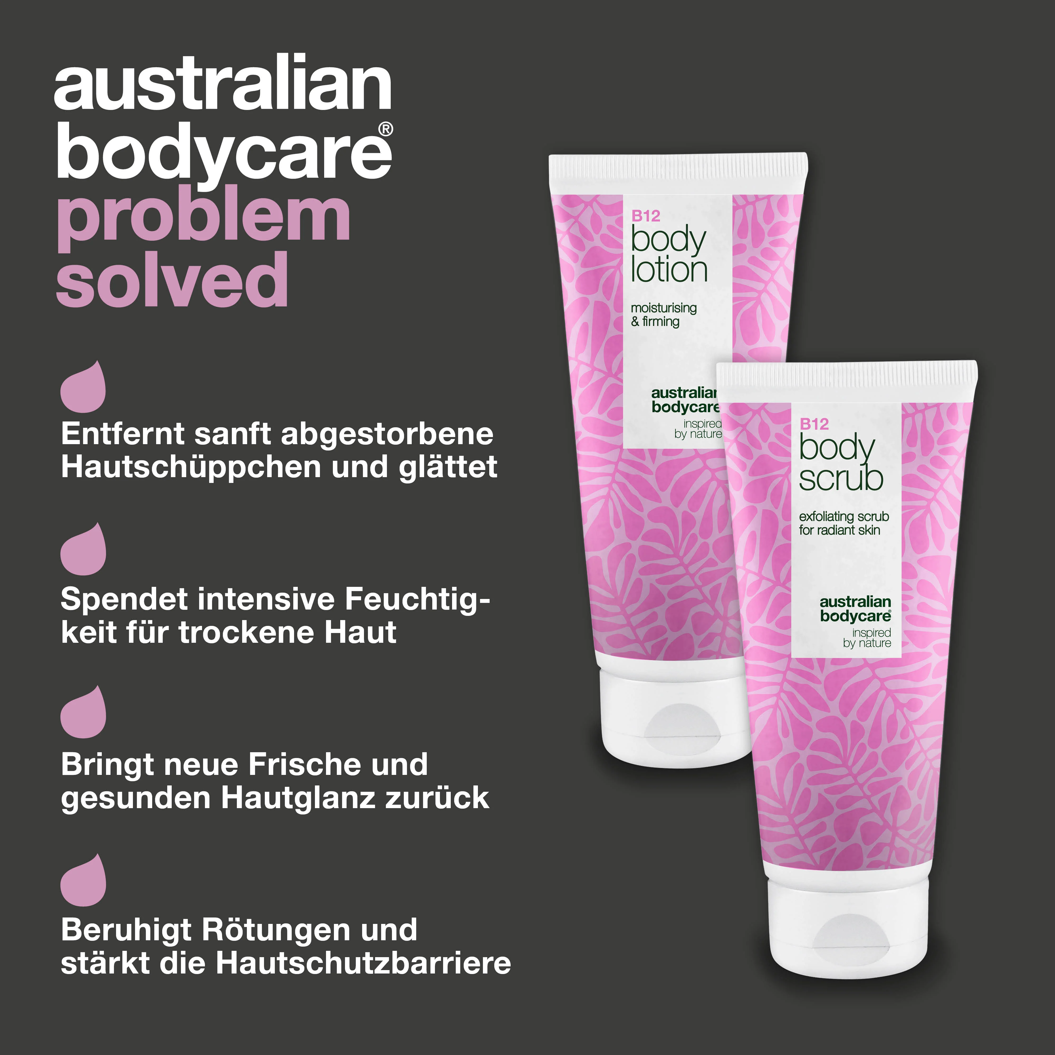B12-Hautpflegeset für trockene Haut – Peeling & tiefenwirksame Feuchtigkeitspflege — Feuchtigkeitsspendendes B12-Körperpeeling & Lotion für trockene und empfindliche Haut. - Image 3