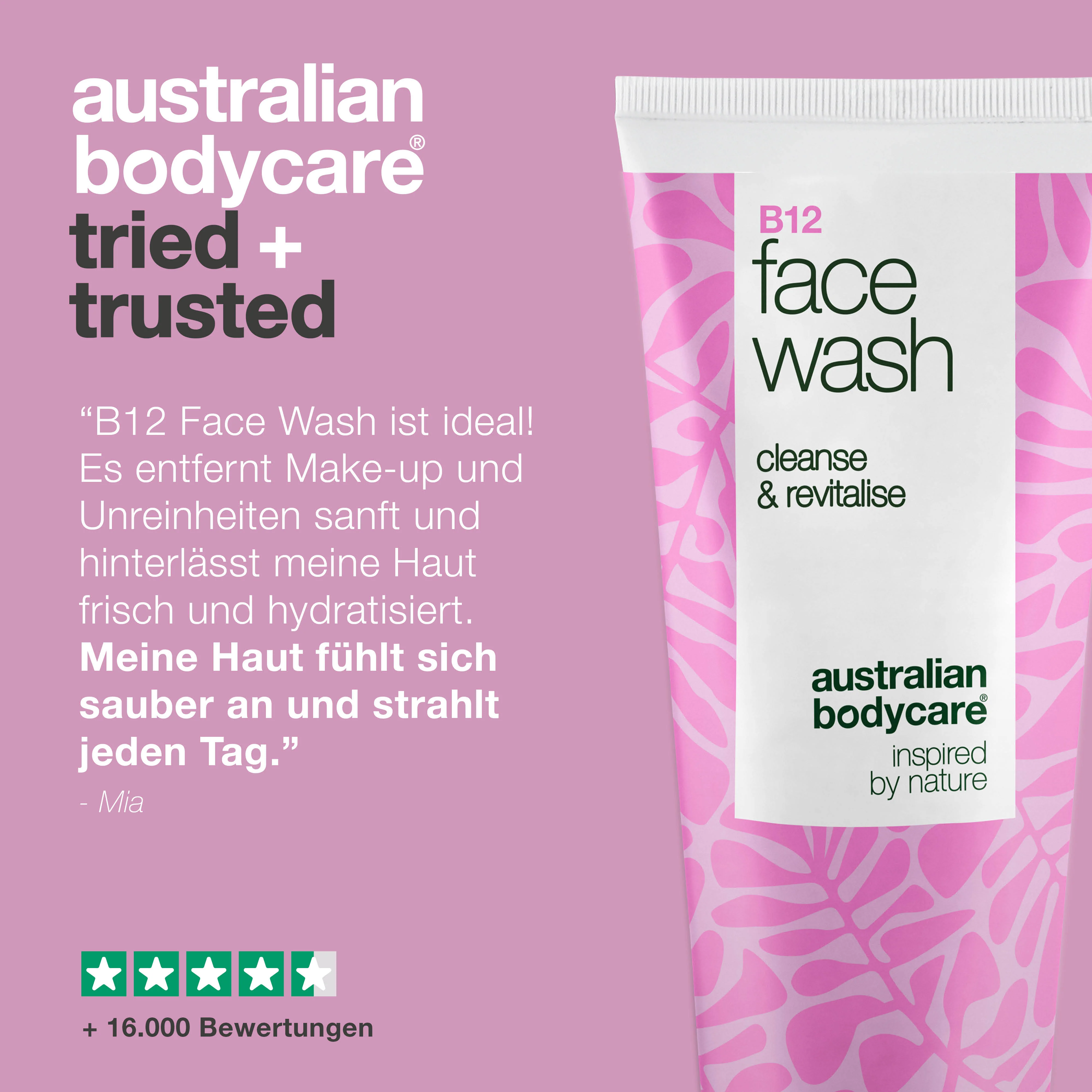 B12 Face Wash – Täglicher Reiniger gegen Schmutz und Unreinheiten — Effektiver B12-Gesichtsreiniger, der Make-up und Unreinheiten entfernt. Für eine saubere, natürlich strahlende Haut. - Image 5