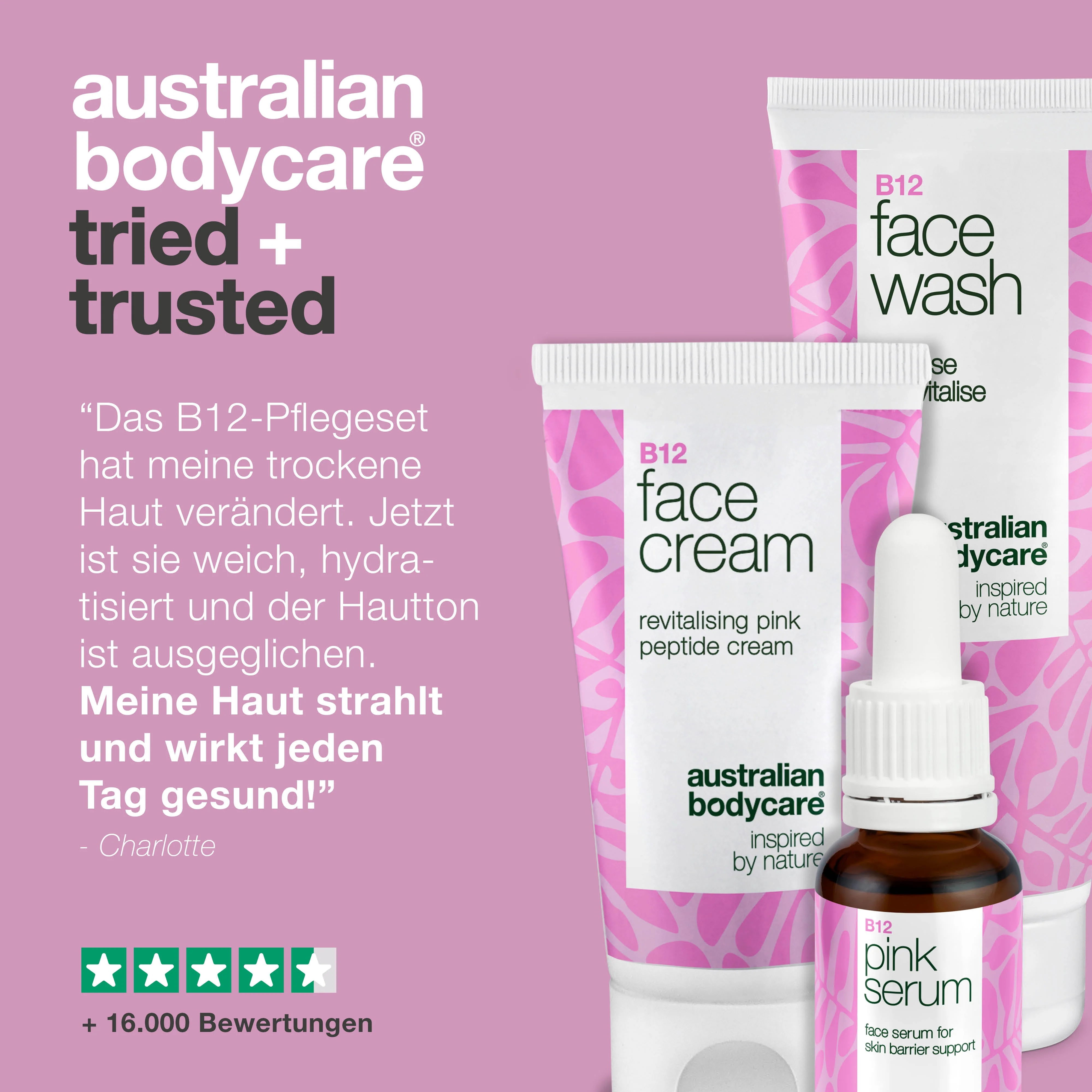 B12 Hautpflegeset – Reinigung, Serum und Gesichtscreme — B12 Hautpflegeset für glatte, gesunde Haut. Feuchtigkeit und Schutz täglich. - Image 5