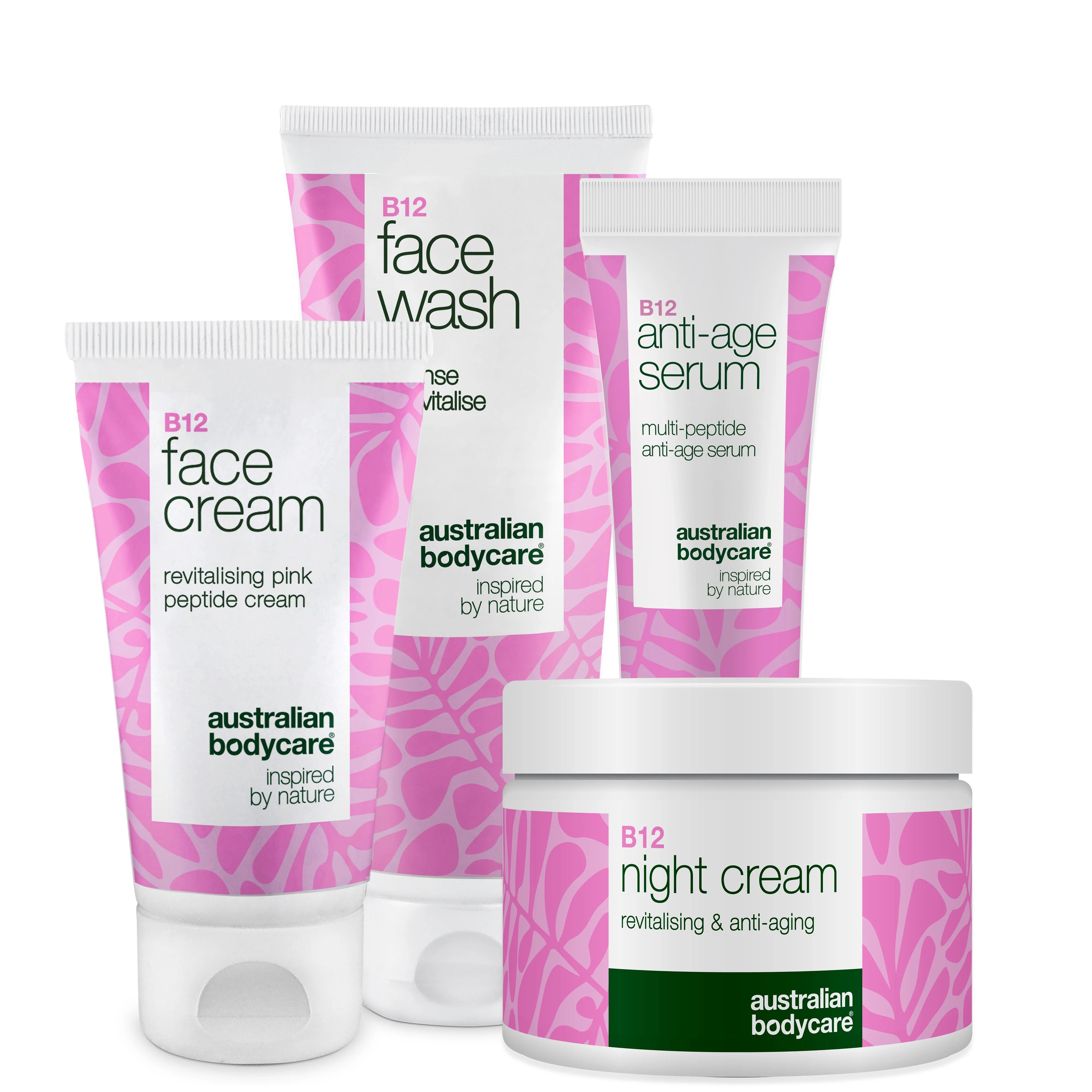 Anti-Aging B12 Set für reife Haut – Feuchtigkeit & Straffung — B12 Pflegeset für reife Haut. Spendet Feuchtigkeit, strafft und glättet.