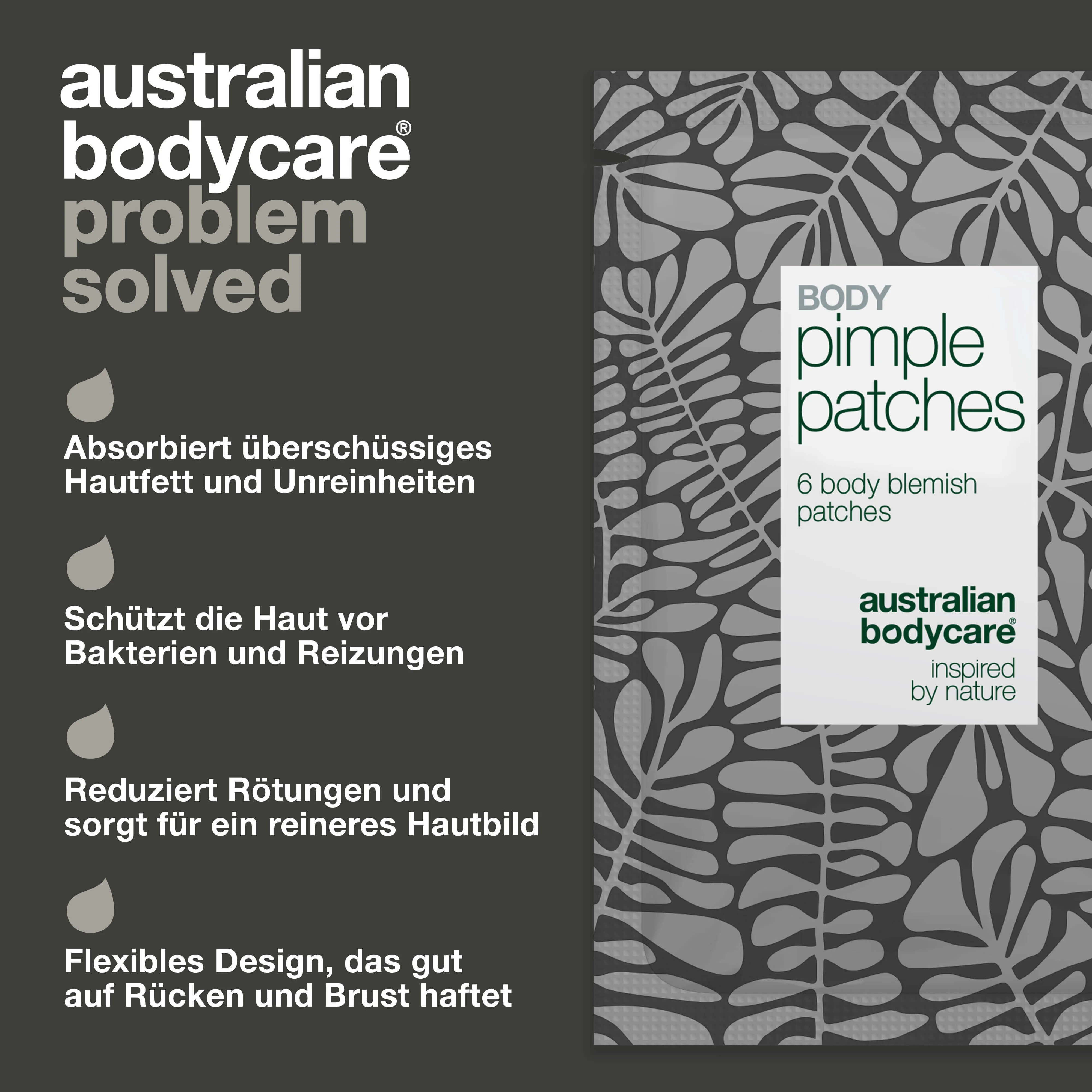 Body Pimple Patches – Pickel-Pflaster für Rücken & Brust — Effektive Pickel-Pflaster für Rücken, Brust & Schultern. Absorbiert Talg, reduziert Rötungen & schützt die Haut vor Bakterien. - Image 3