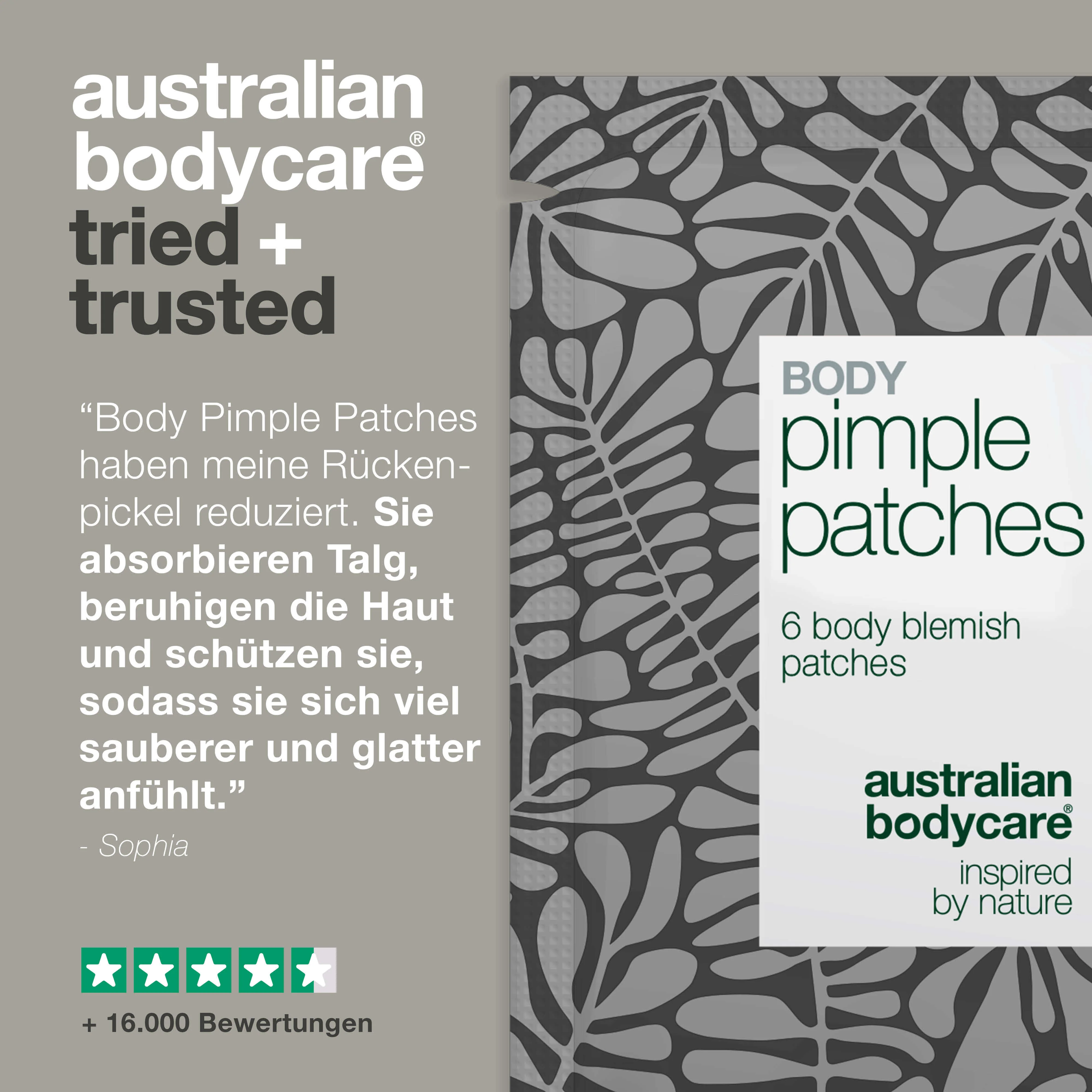 Body Pimple Patches – Pickel-Pflaster für Rücken & Brust — Effektive Pickel-Pflaster für Rücken, Brust & Schultern. Absorbiert Talg, reduziert Rötungen & schützt die Haut vor Bakterien. - Image 5