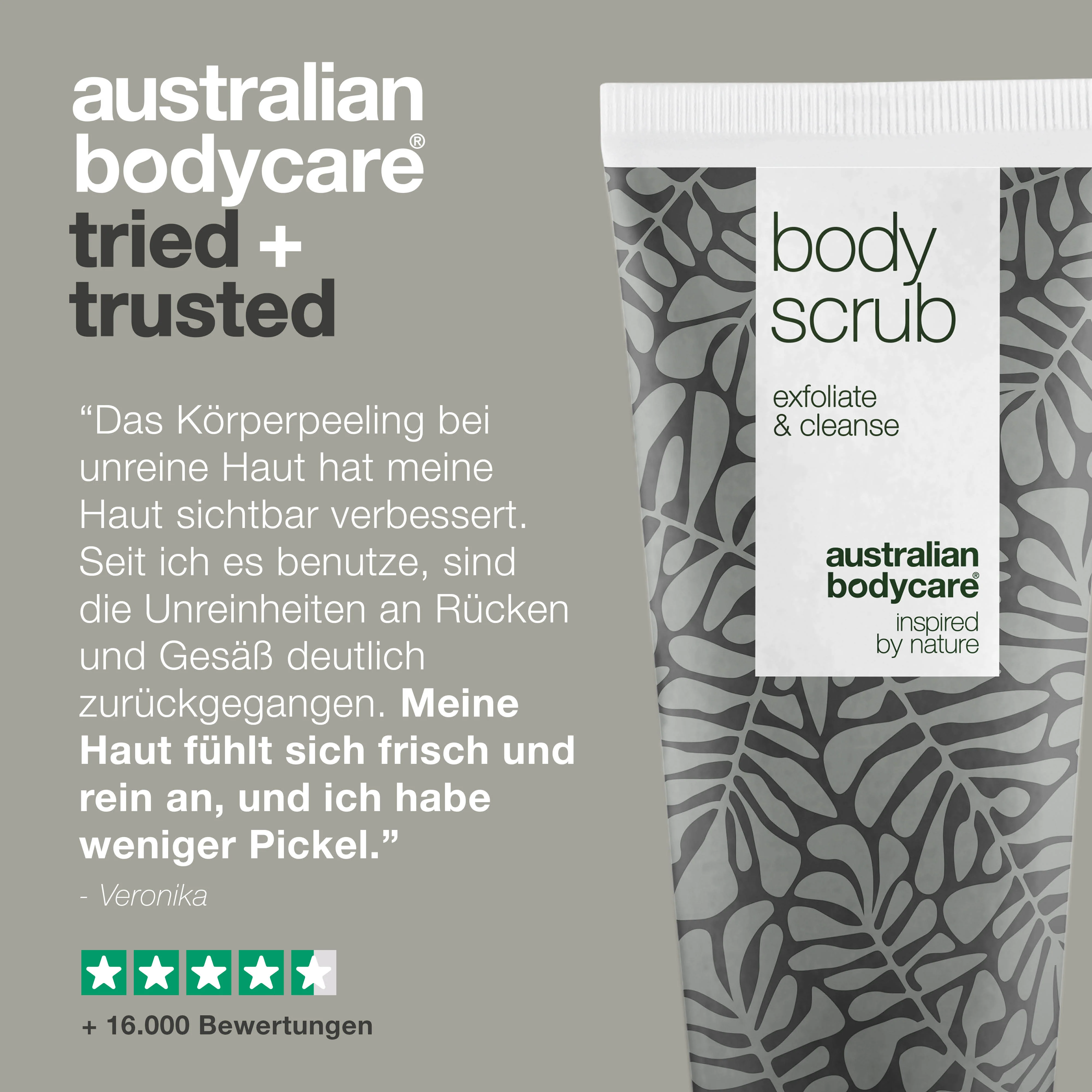 Körperpeeling & Body Scrub — Körperpeeling und Intimpeeling mit 100% natürlichem Teebaumöl - Image 5