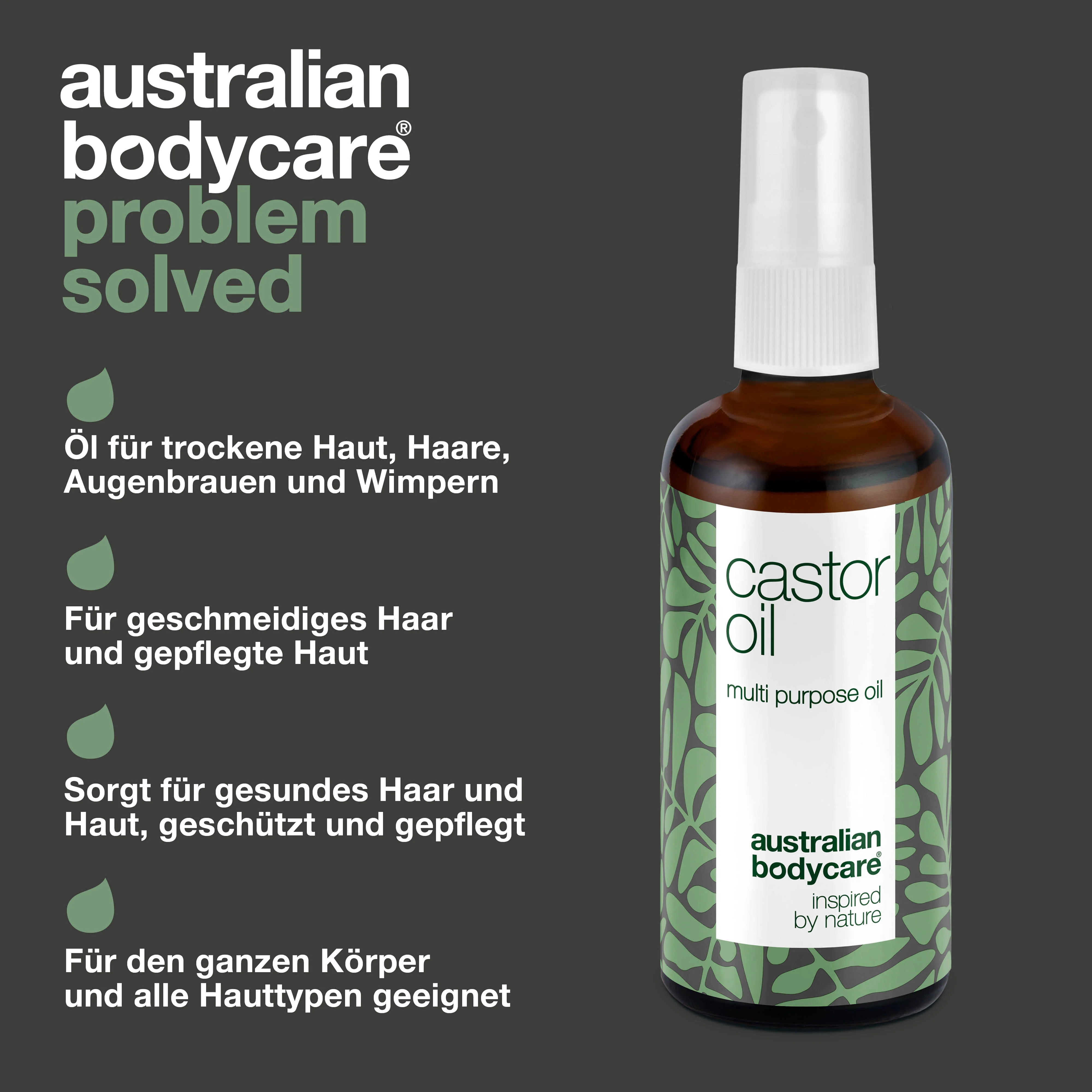 Castor Oil – Pflegendes Rizinusöl für Haut & Haare — Feuchtigkeitsspendendes Rizinusöl für Haut, Haare, Wimpern & Brauen. Pflegt die Kopfhaut & stärkt Wimpern. 100 % natürlich. - Image 3