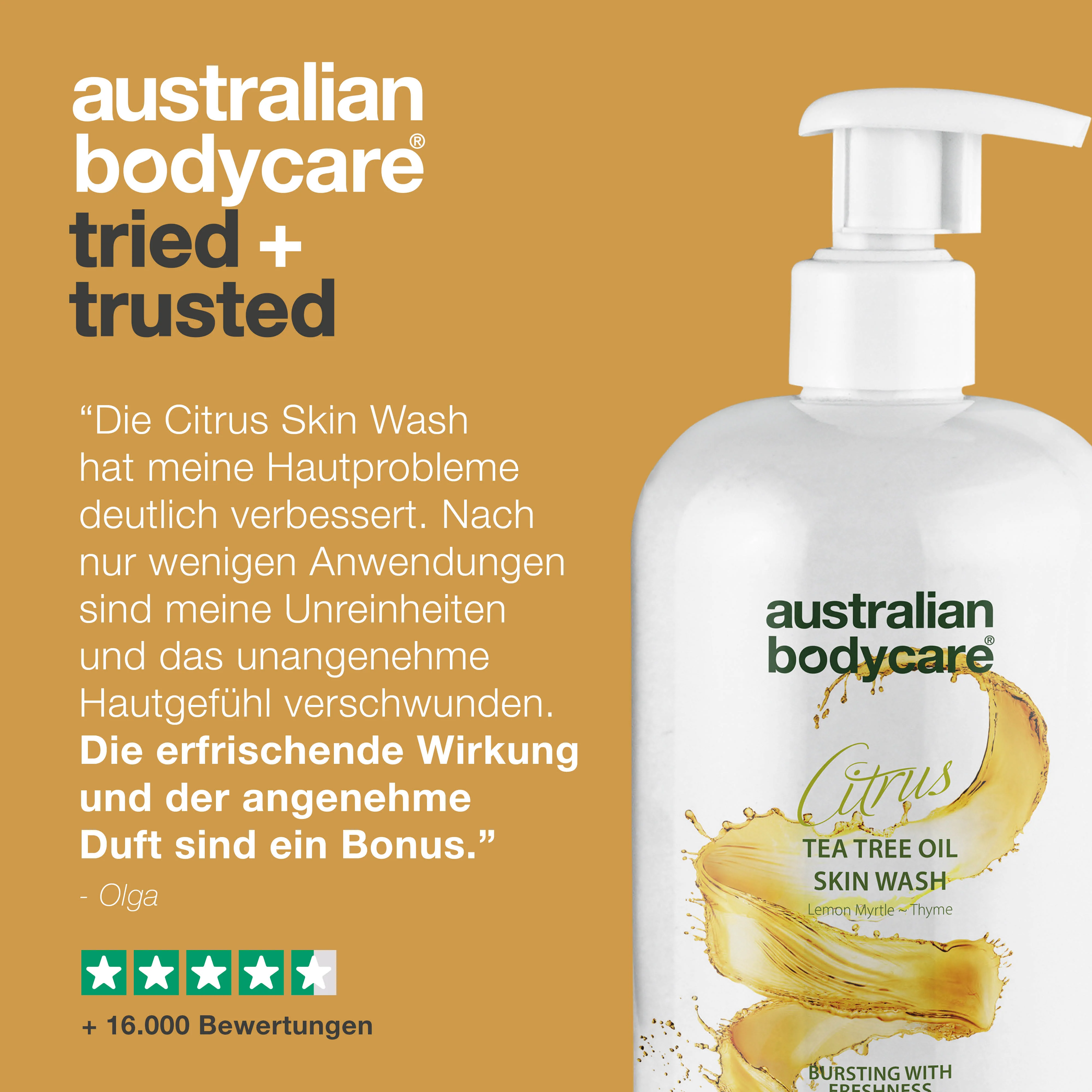 Professionelle Citrus Skin Wash — Professionelles Duschbad mit Teebaumöl und Zitrus für den täglichen Gebrauch - Image 5