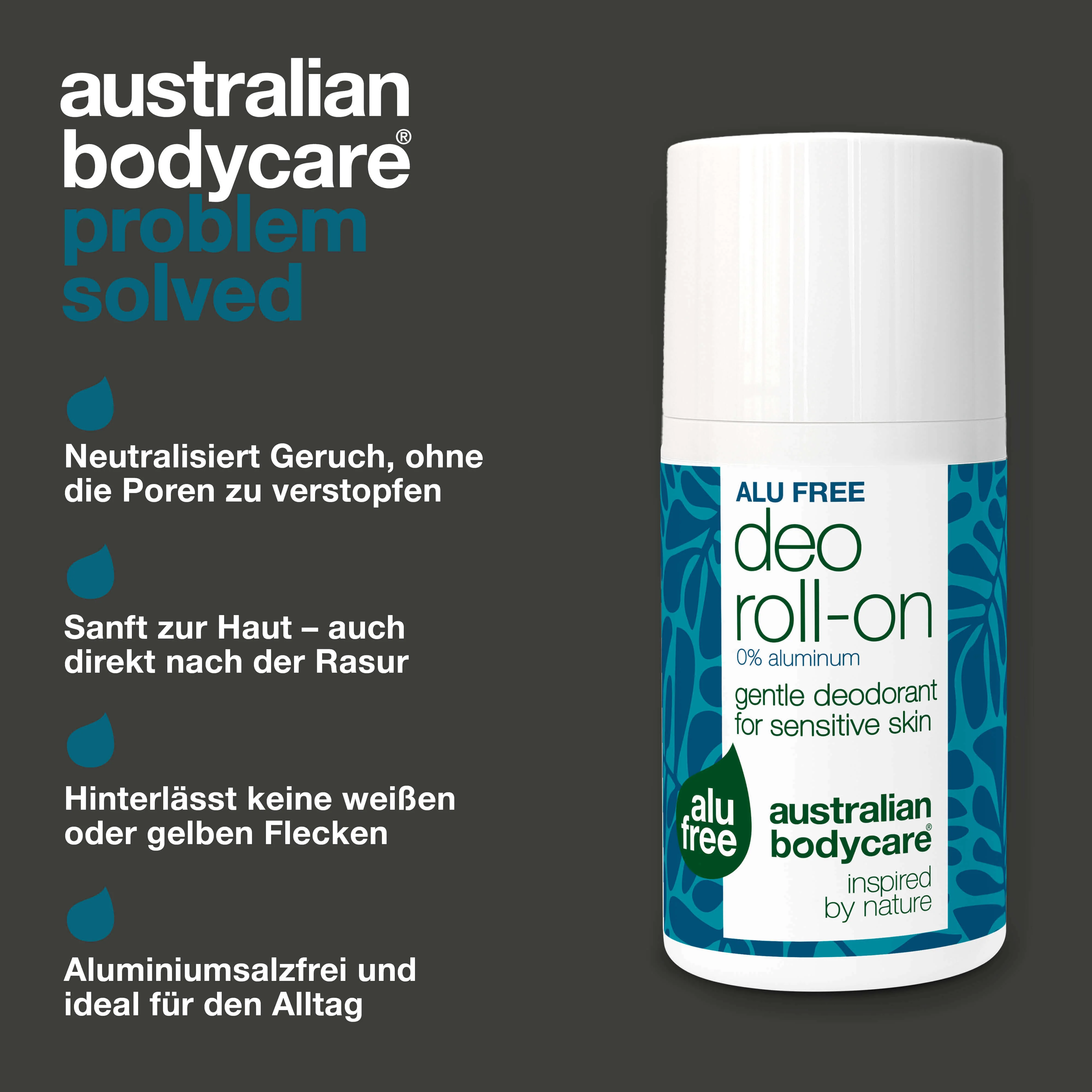 Natürliches Roll-On Deodorant ohne Aluminium gegen Schweißgeruch — Deodorant ohne Aluminium für langanhaltende Frische – sanft zur Haut, stark gegen Geruch, ganz ohne Rückstände auf der Kleidung. - Image 3