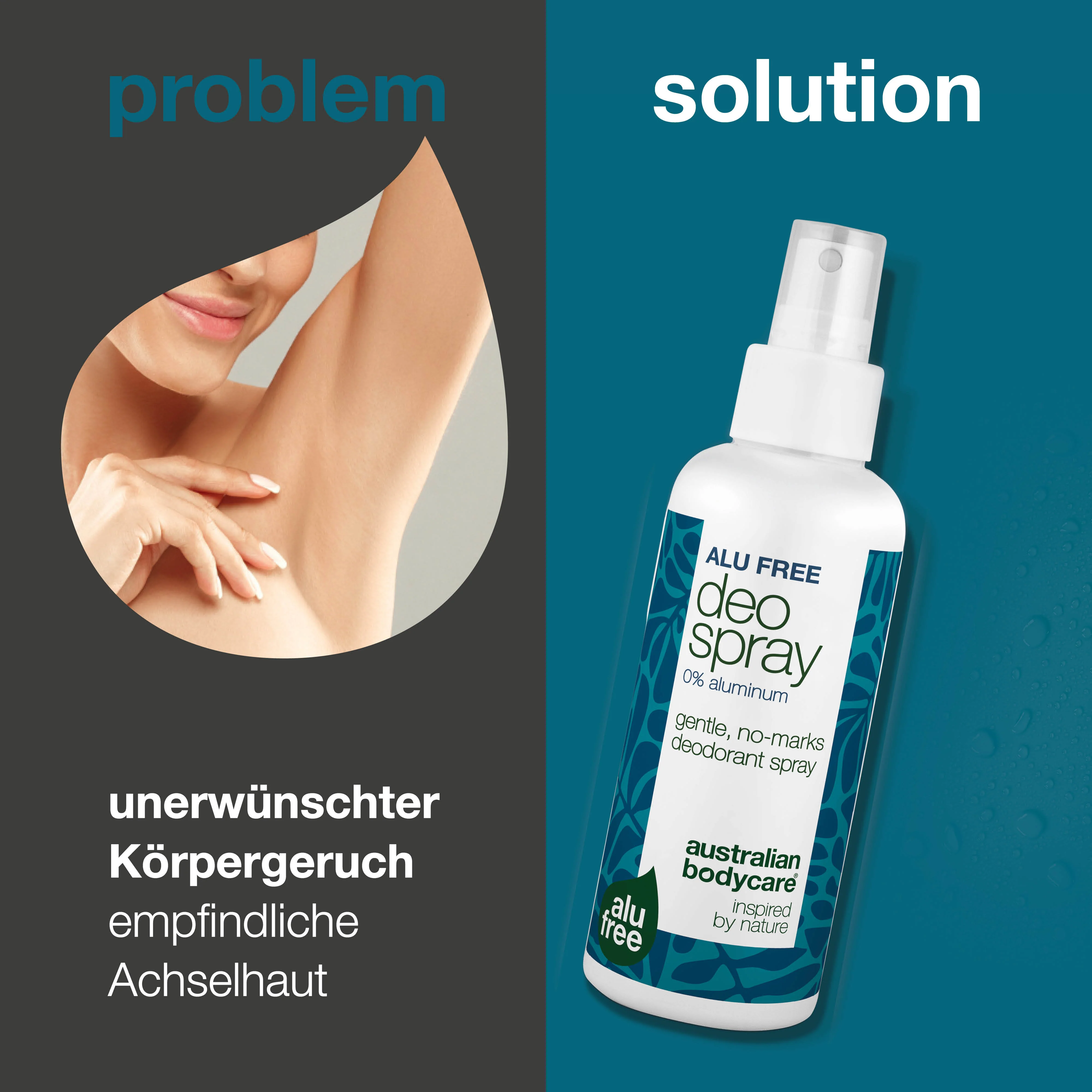 Aluminiumfreies Deodorant-Spray – Natürliche Frische — Aluminiumfreies Deodorant mit natürlichen Inhaltsstoffen. Bekämpft Gerüche, trocknet schnell und hält Sie den ganzen Tag frisch. - Image 2