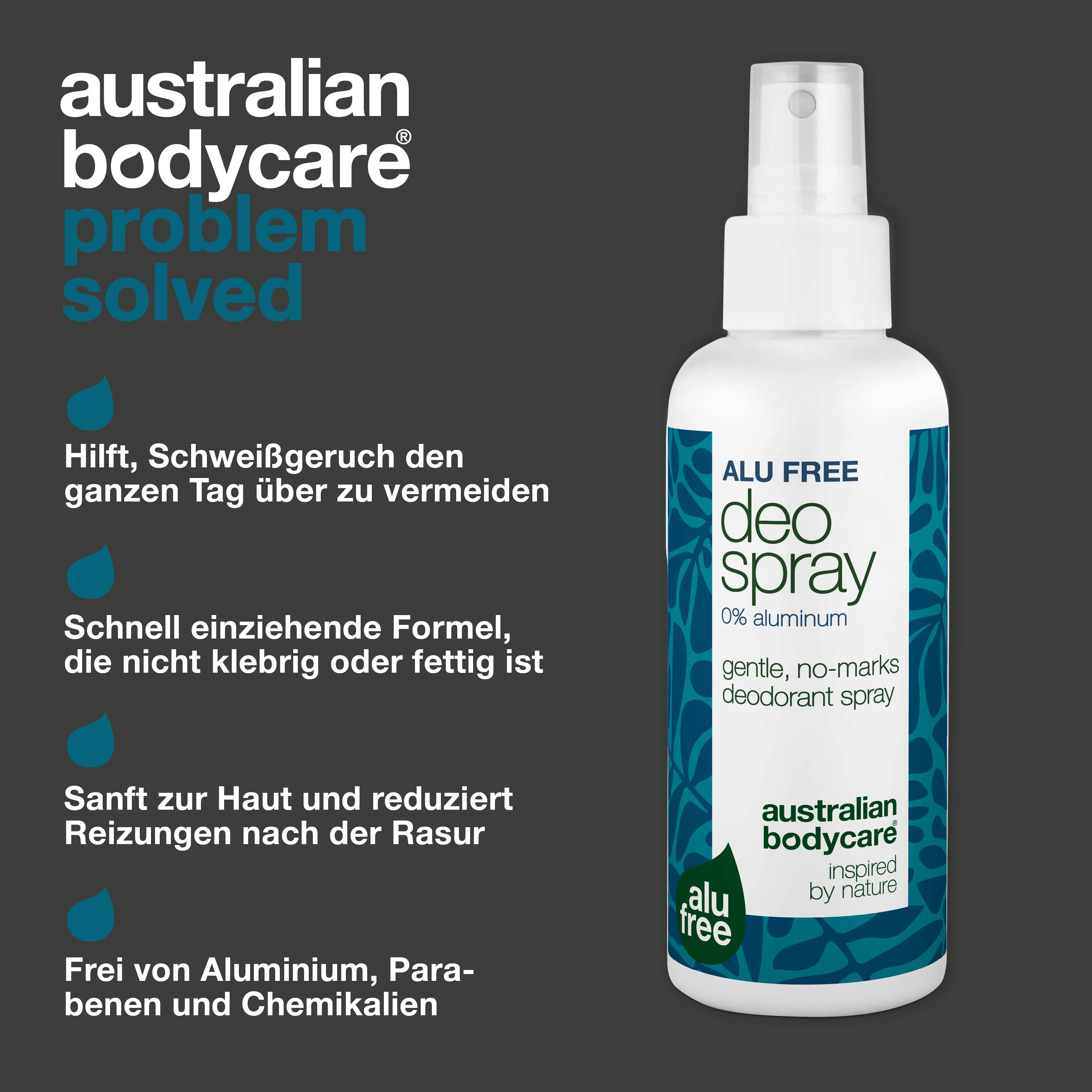 Aluminiumfreies Deodorant-Spray – Natürliche Frische — Aluminiumfreies Deodorant mit natürlichen Inhaltsstoffen. Bekämpft Gerüche, trocknet schnell und hält Sie den ganzen Tag frisch. - Image 3