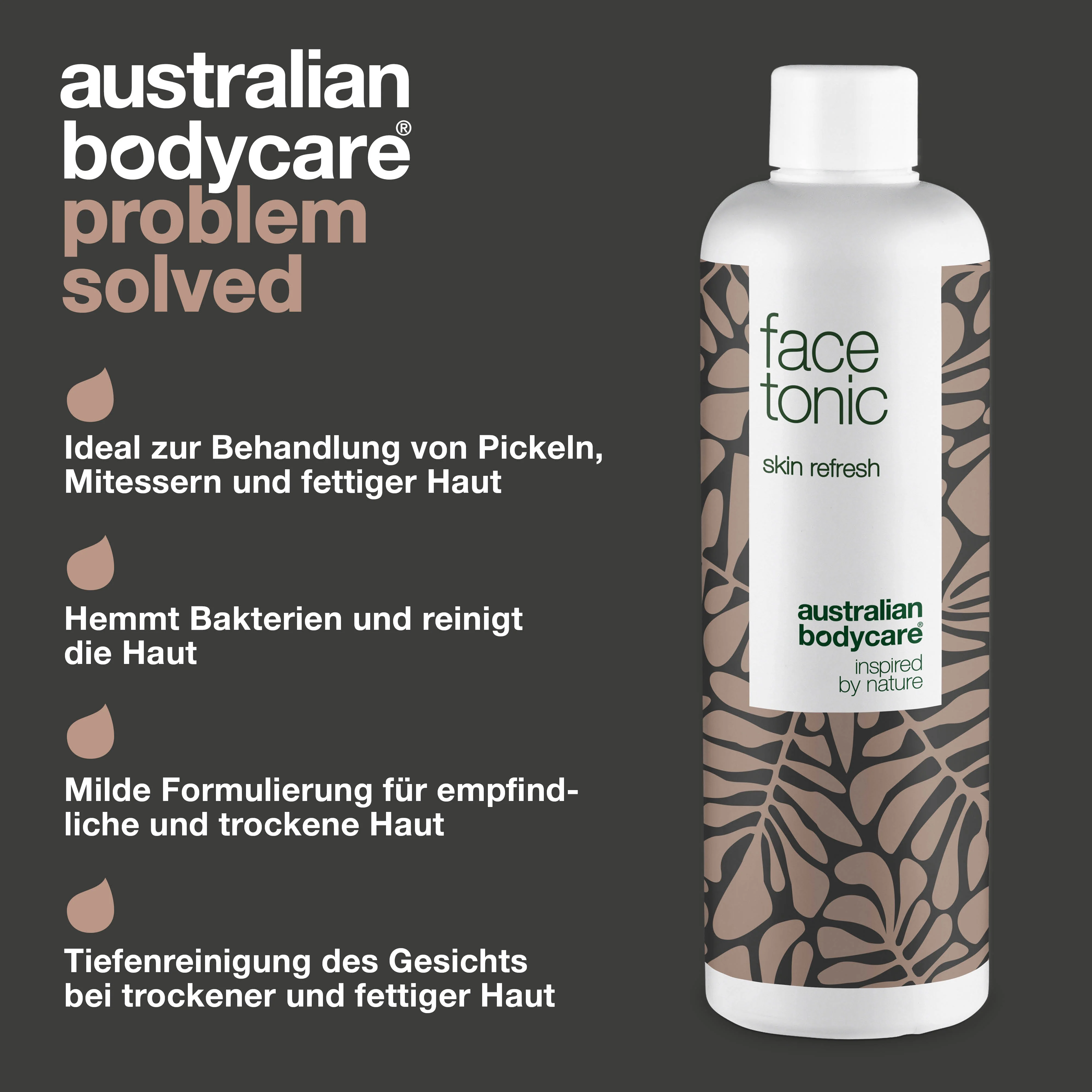 Anti Pickel Gesichtswasser mit Teebaumöl — für unreine Haut & rote Flecken im Gesicht | Gesichtsreinigung zur Pflege bei Akne & Rosacea - Image 3