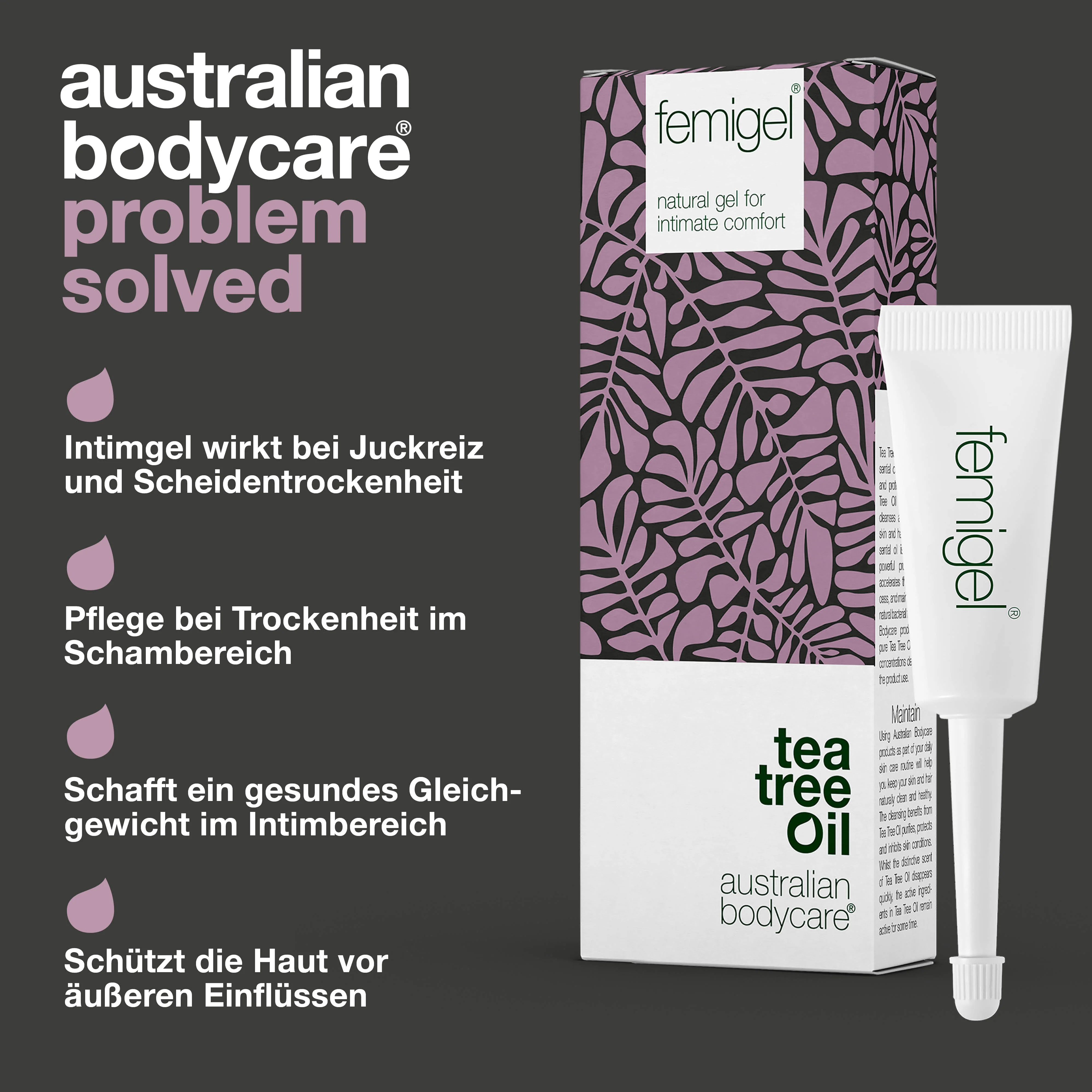 Femigel Intimpflege Gel — Pflegendes Gel für den Intimbereich wirkt Gerüchen, Scheidentrockenheit und Juckreiz vor - Image 3