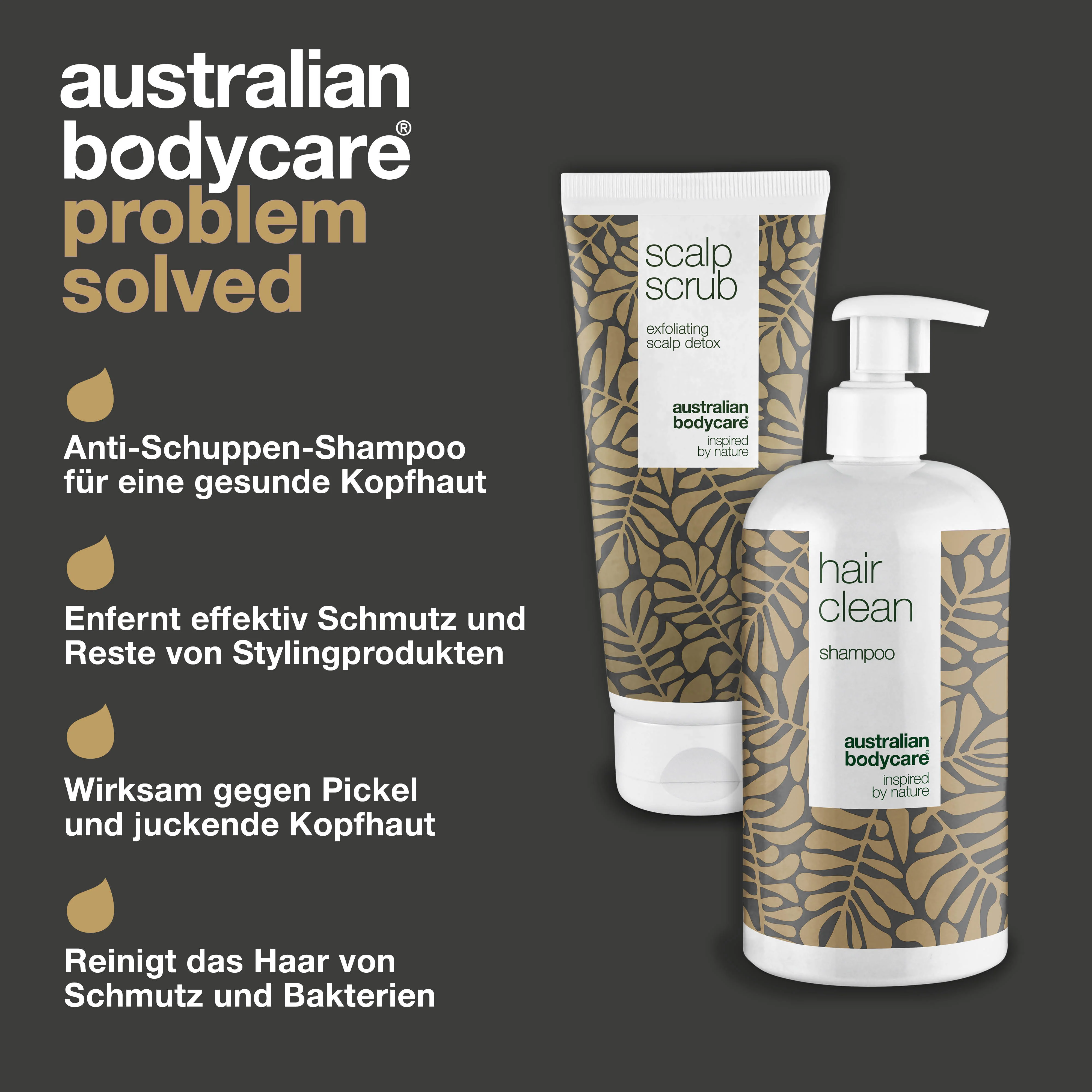 2 Produkte gegen fettige Haare — Teebaumöl Shampoo und Peeling für fettige Haare und Kopfhaut - Image 3