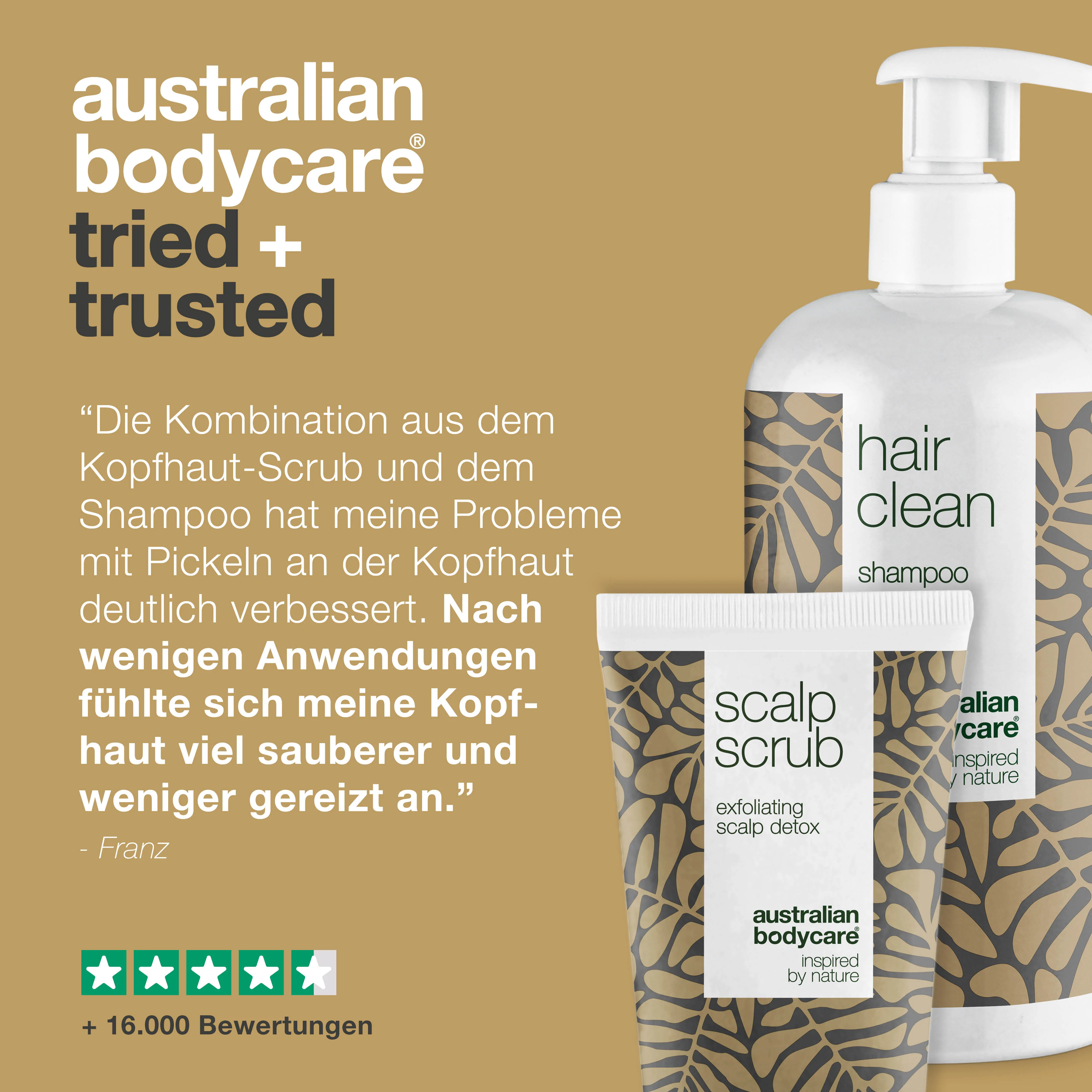 2 Produkte gegen fettige Haare — Teebaumöl Shampoo und Peeling für fettige Haare und Kopfhaut - Image 5