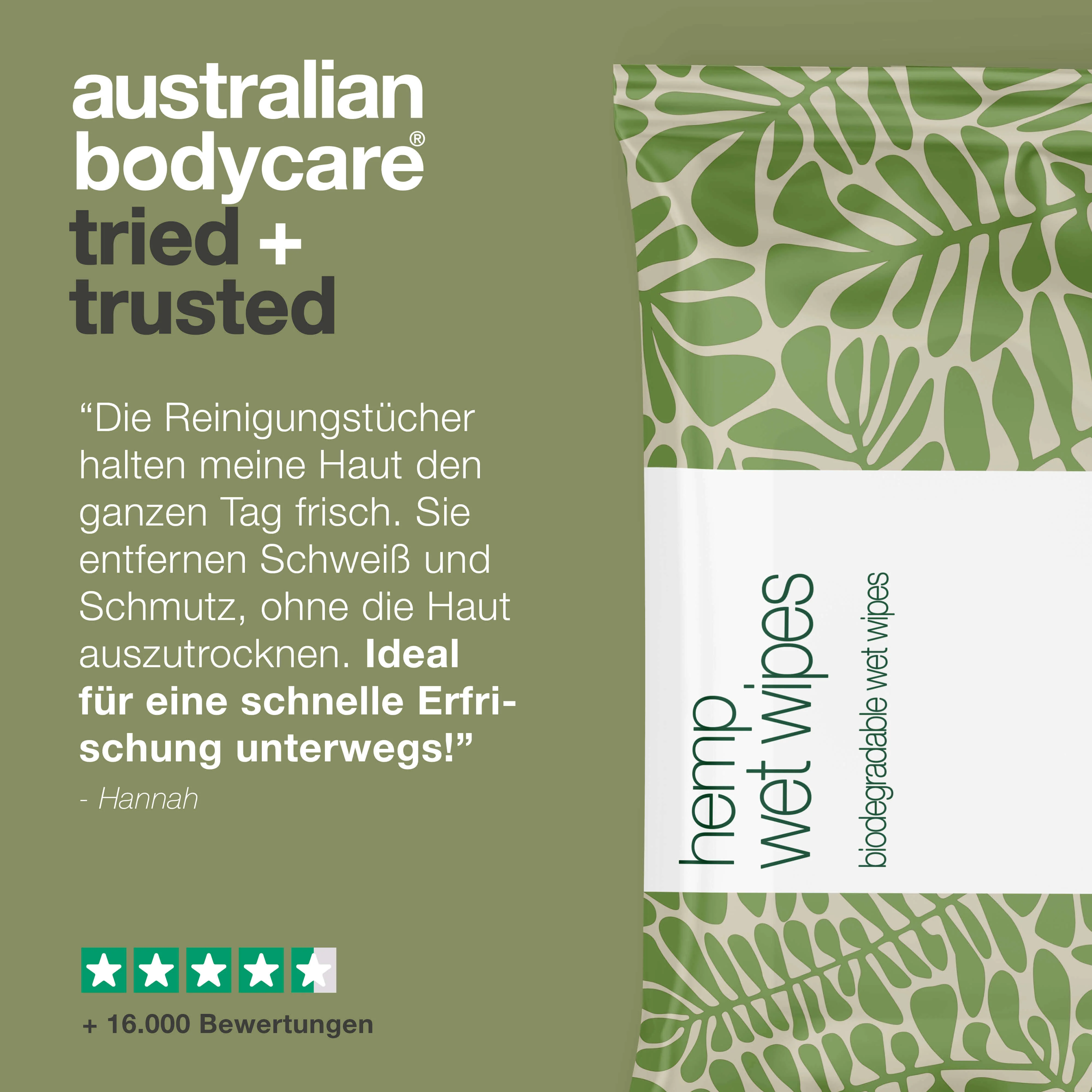 Reinigungstücher – sanfte Frische mit Hanf und Aloe Vera — Effektive Reinigungstücher, die die Haut erfrischen und mit Feuchtigkeit versorgen. Mit Hanfsamenöl & Aloe Vera. Perfekt für Gesicht & Hände - Image 5