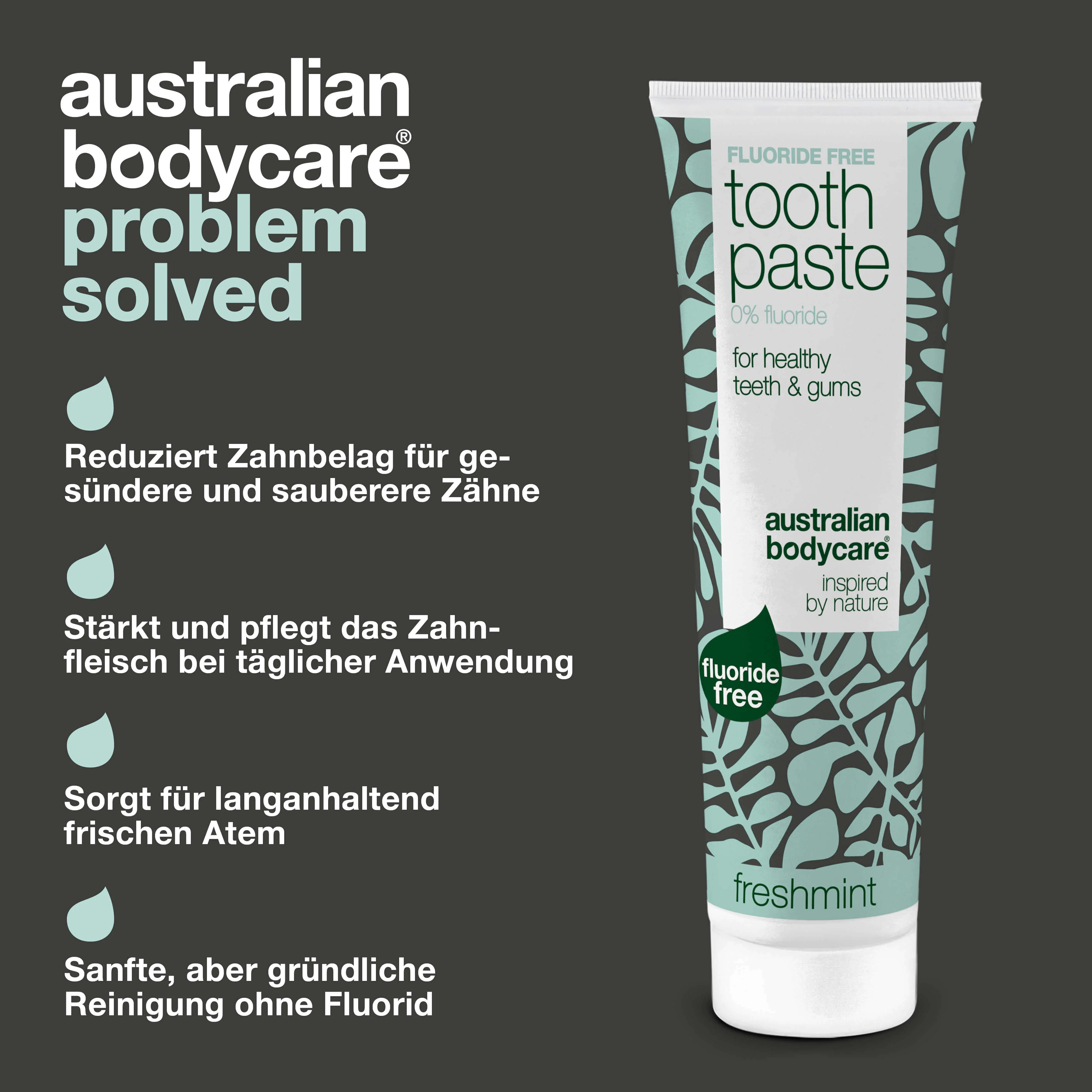 Fluoridfreie Zahnpasta – für gesunde Zähne und frischen Atem — Fluoridfreie Zahnpasta entfernt Plaque, pflegt das Zahnfleisch und sorgt für langanhaltend frischen Atem. - Image 3