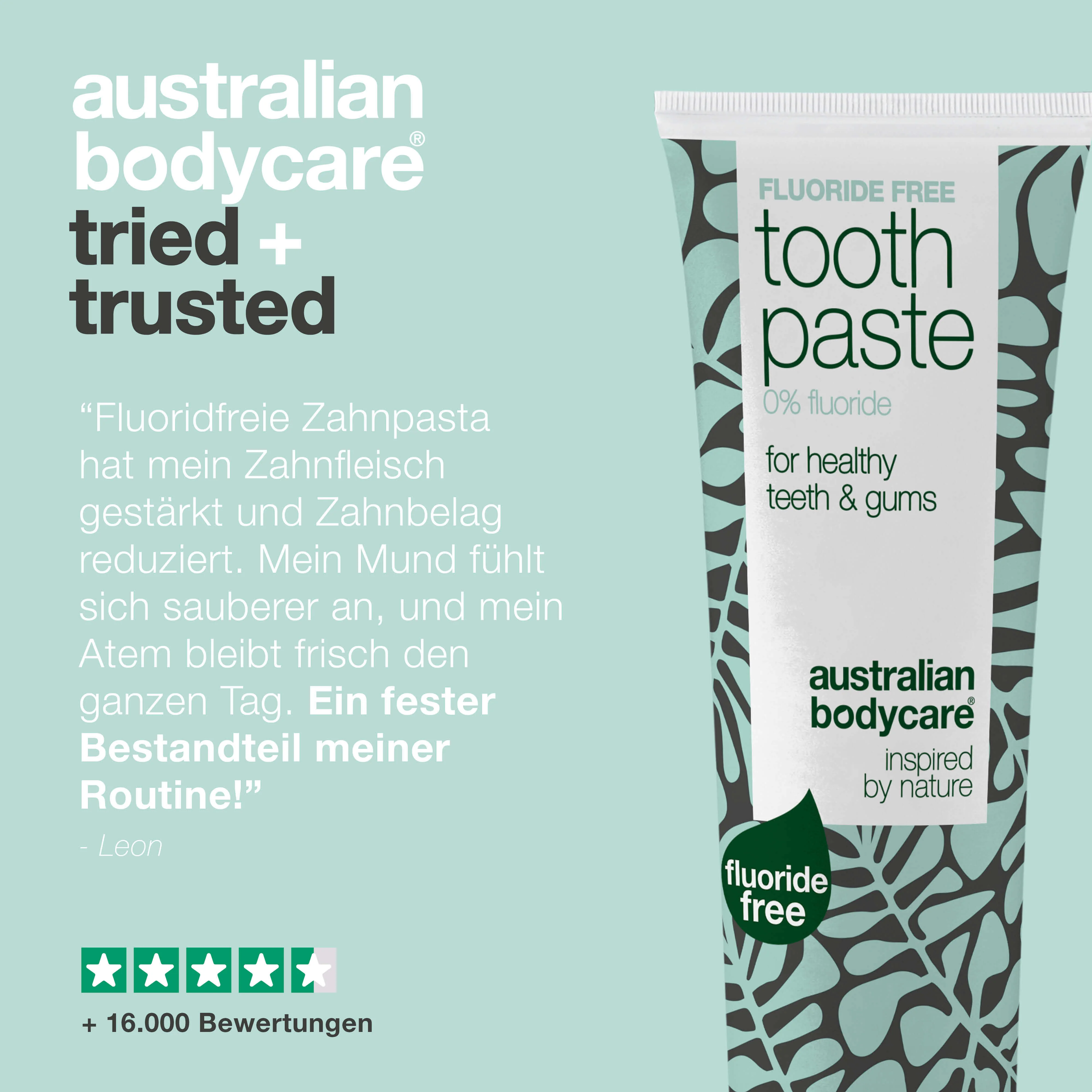 Fluoridfreie Zahnpasta – für gesunde Zähne und frischen Atem — Fluoridfreie Zahnpasta entfernt Plaque, pflegt das Zahnfleisch und sorgt für langanhaltend frischen Atem. - Image 5