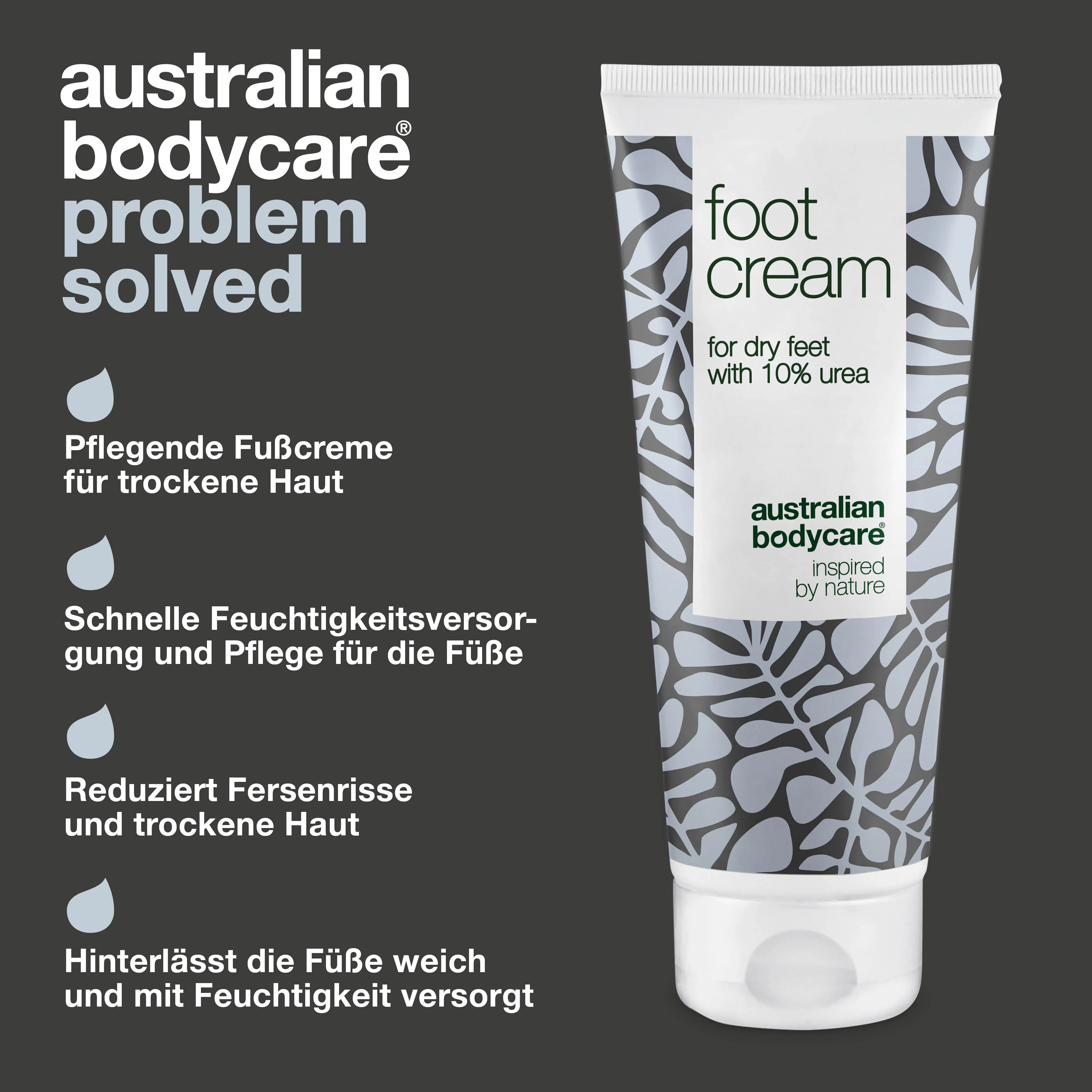 Fußcreme mit 10 % Urea für trockene füße — Fußcreme für Frauen & Männer bei Hornhaut und Fußschweiß - Image 3