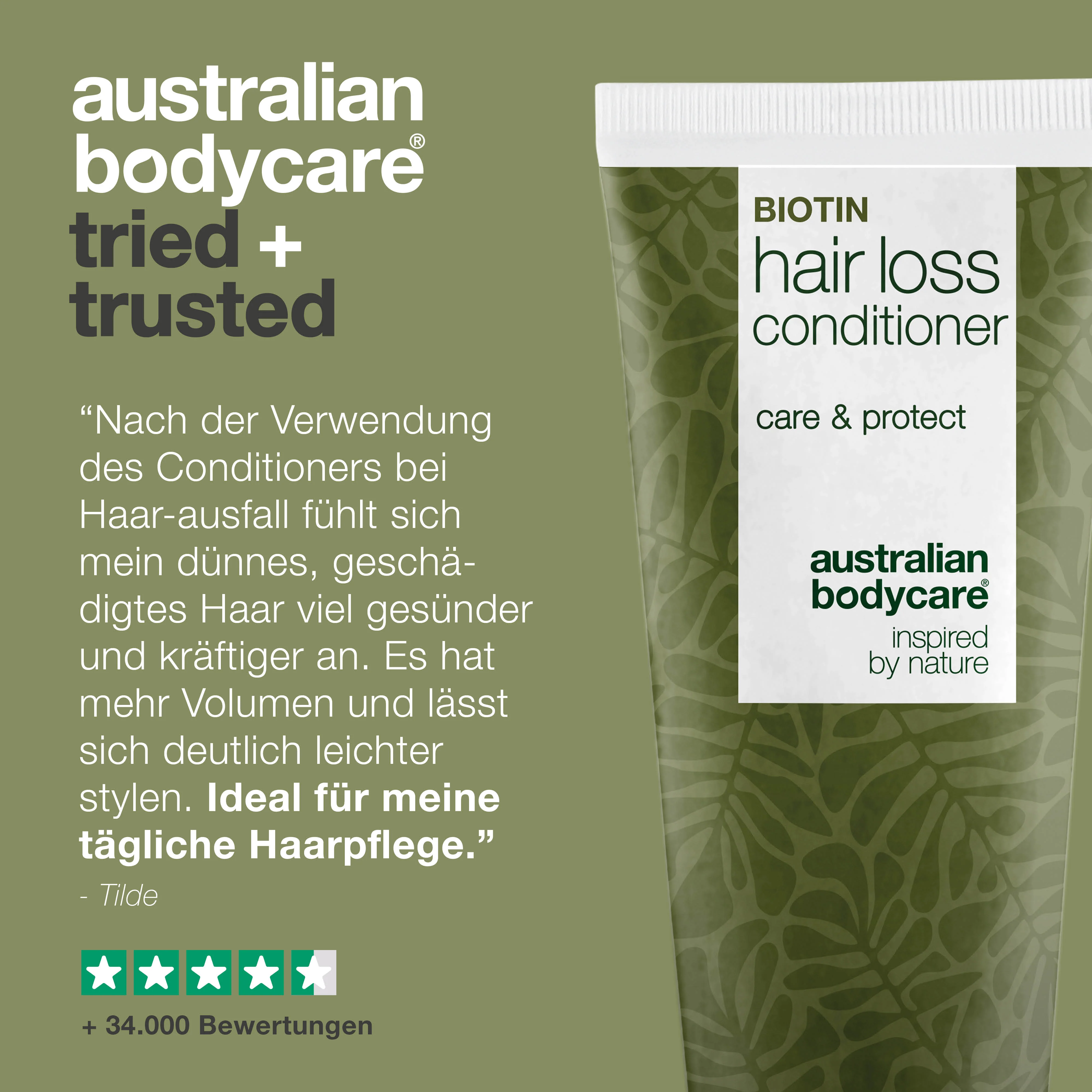 Hair Loss Conditioner – Stärkt dünnes Haar und reduziert Haarausfall — Hair Loss Conditioner stärkt dünnes Haar, reduziert Haarausfall und spendet Feuchtigkeit. Mit Capilia Longa, Koffein und Biotin für volleres Haar. - Image 5