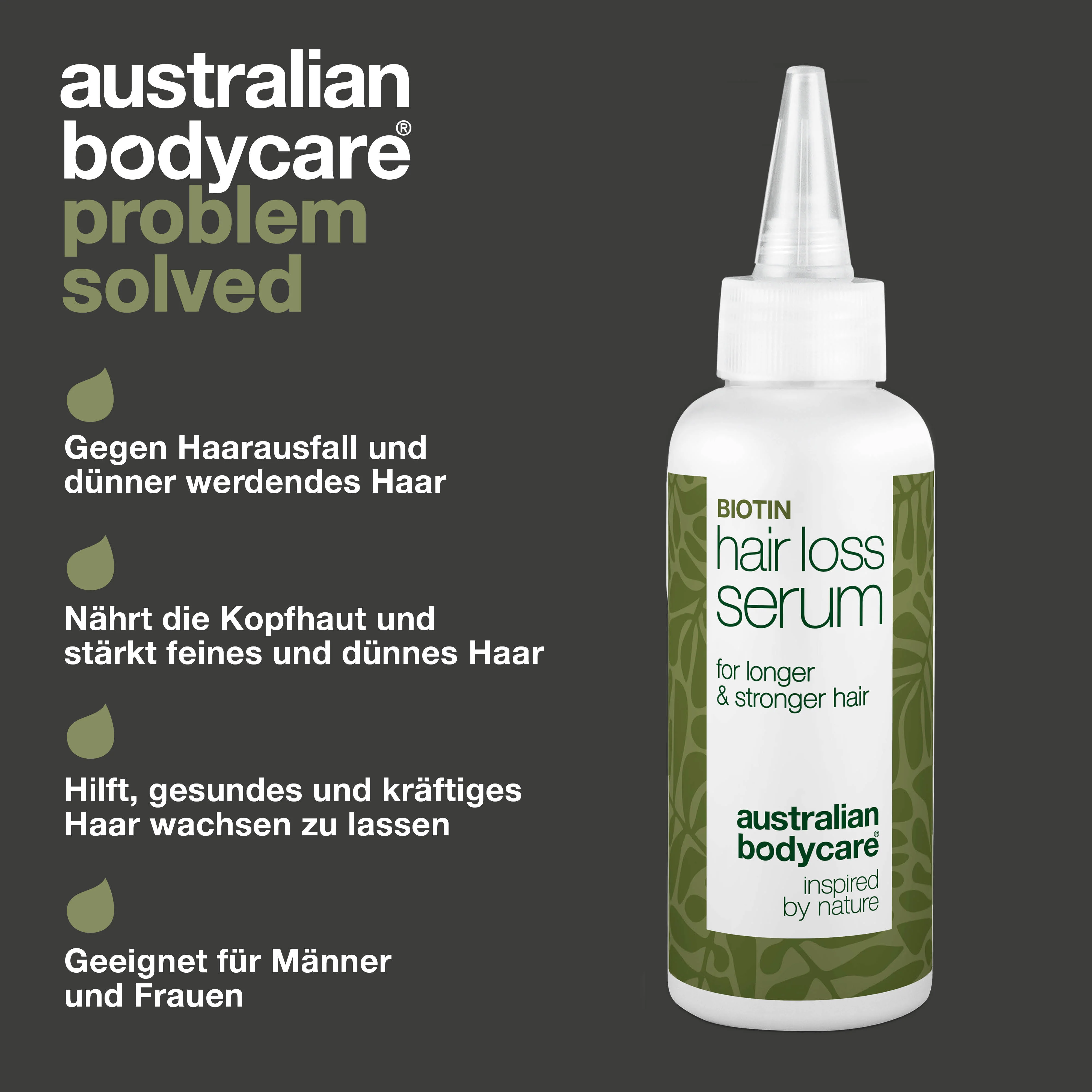 Haarserum gegen Haarausfall mit Biotin, Capilia Longa & Koffein — Effektives Haarserum mit Biotin, Capilia Longa & Koffein. Stärkt dünnes Haar und nährt die Kopfhaut für gesundes Wachstum! - Image 3