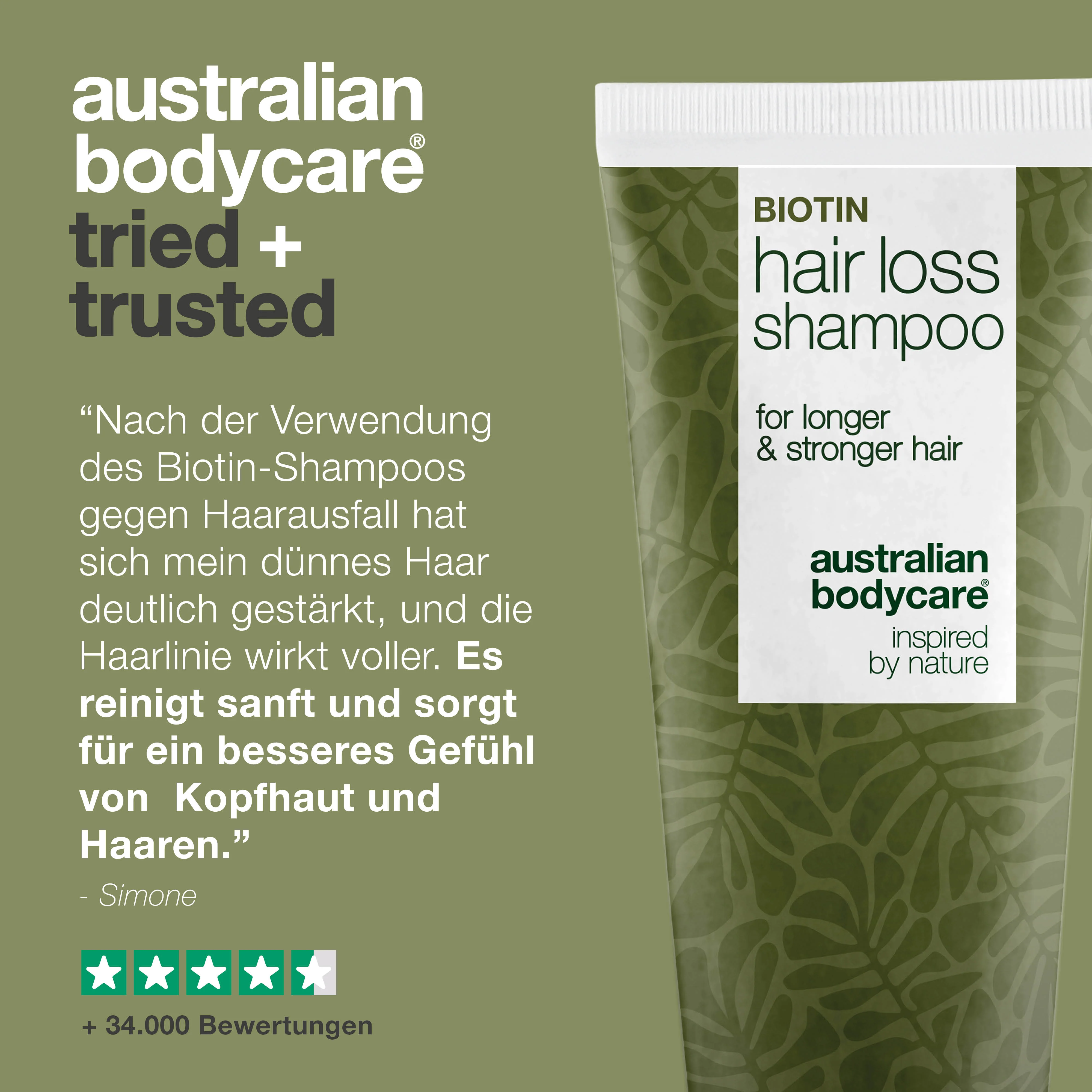 Shampoo reduziert Haarausfall und dünner werdendes Haar — Shampoo reduziert Haarausfall und stärkt geschwächtes Haar mit Biotin, Koffein und Capilia Longa, die die Kopfhaut revitalisieren und die Haarwurzeln stimulieren. - Image 5