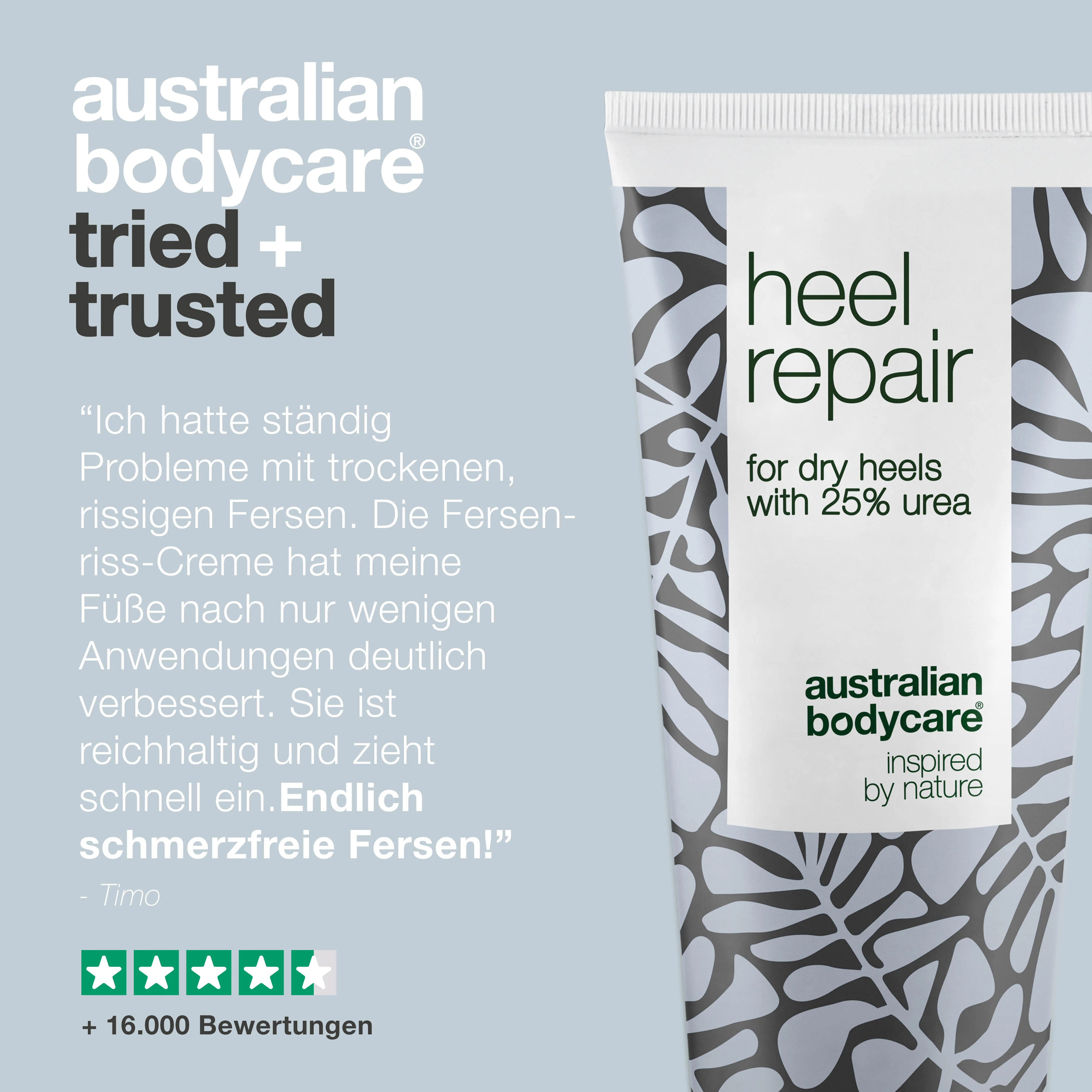Anti Hornhaut Intensiv Creme mit 25 % Urea — Schrundensalbe für rissige Fersen - Image 5