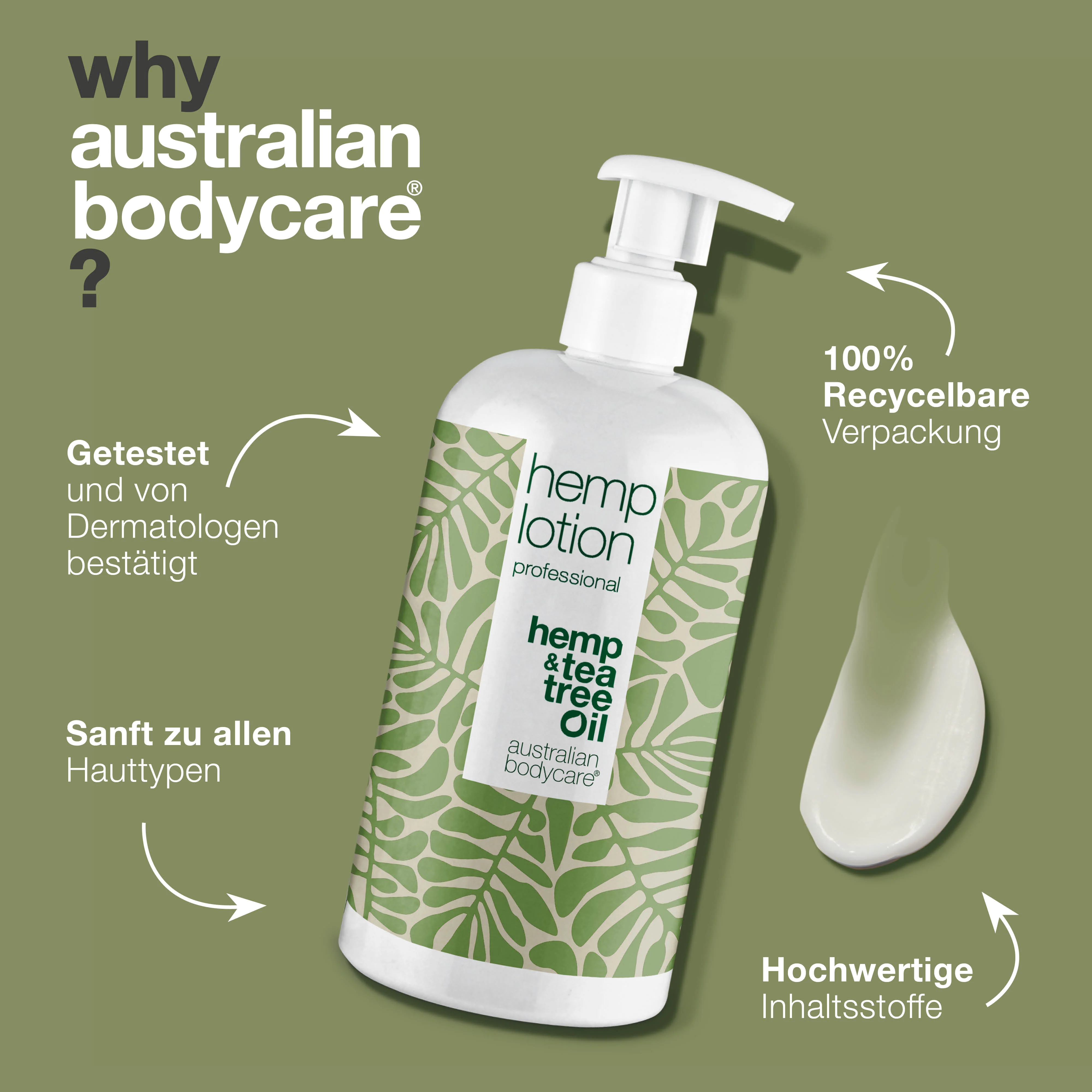 Hanf Body Lotion — Feuchtigkeitspflege für trockene Haut und Pickel am Körper - Image 4