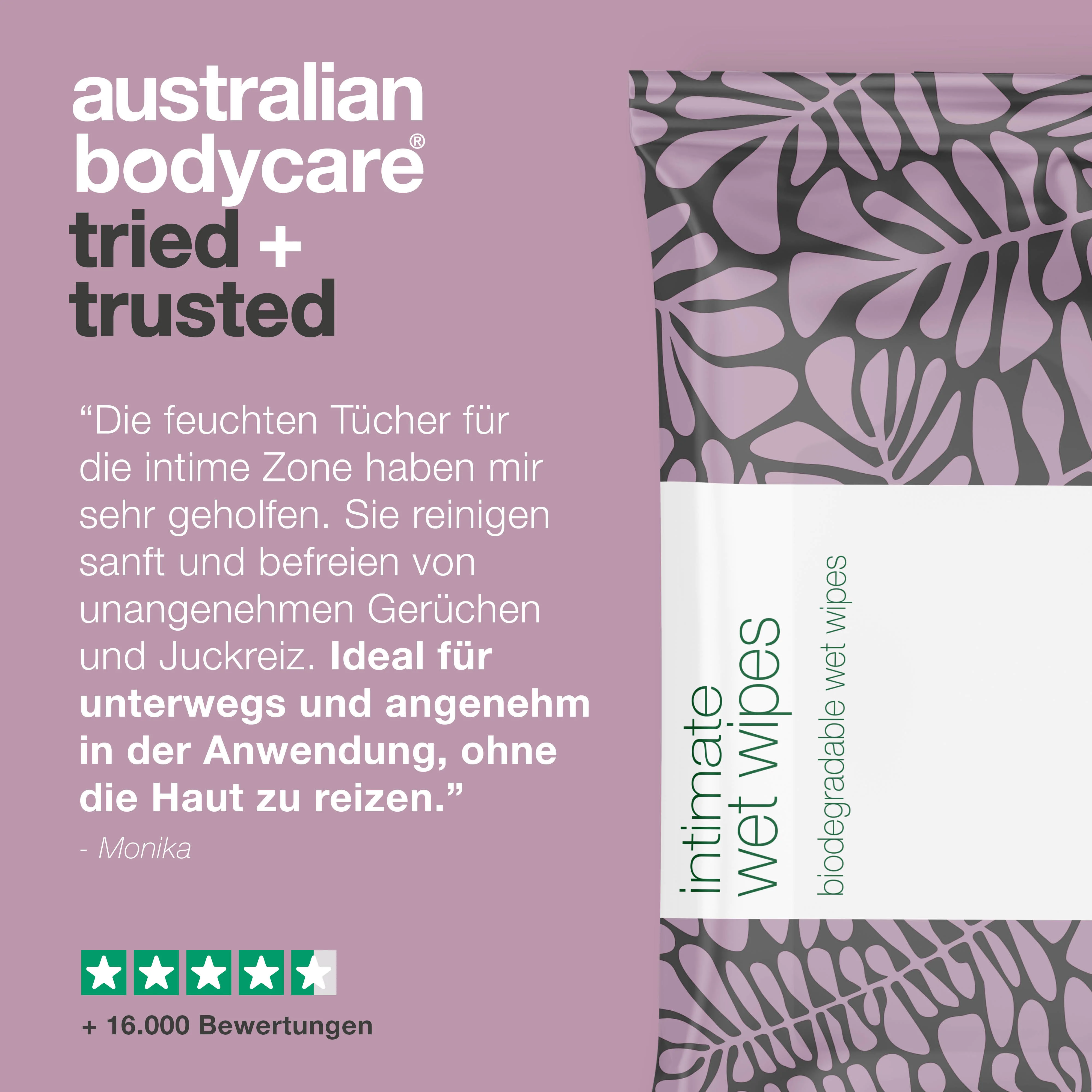Intim Pflegetücher mit Teebaumöl 24 Stück — Für die tägliche Intimpflege bei unerwünschtem Geruch, Juckreiz und Trockenheit - Image 5