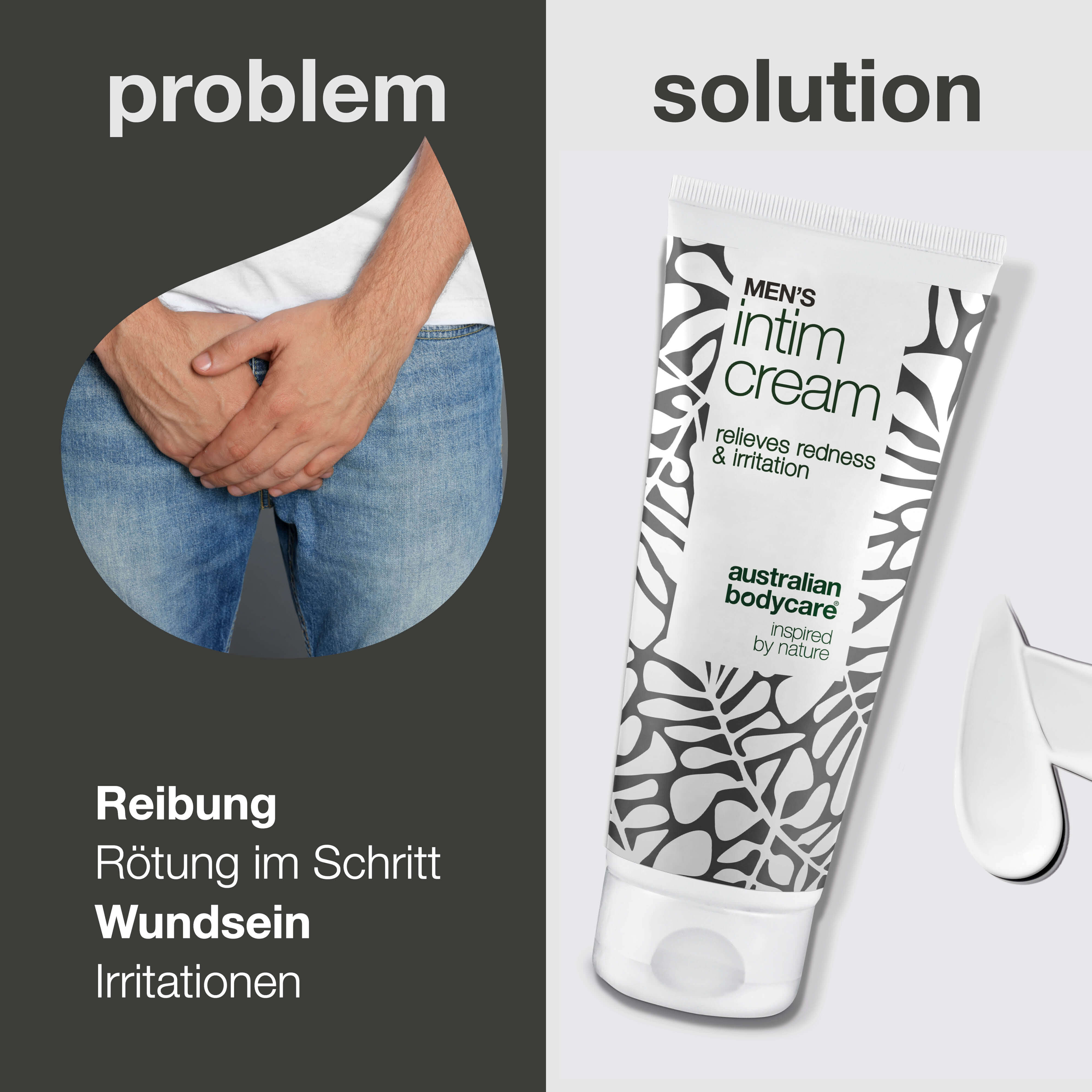 Intimcreme für Männer – lindert Juckreiz und Reibung — Intimcreme für Männer schützt vor Rötungen und Irritationen. Mit Sheabutter, Bienenwachs und Zink für optimalen Schutz und Pflege. - Image 2
