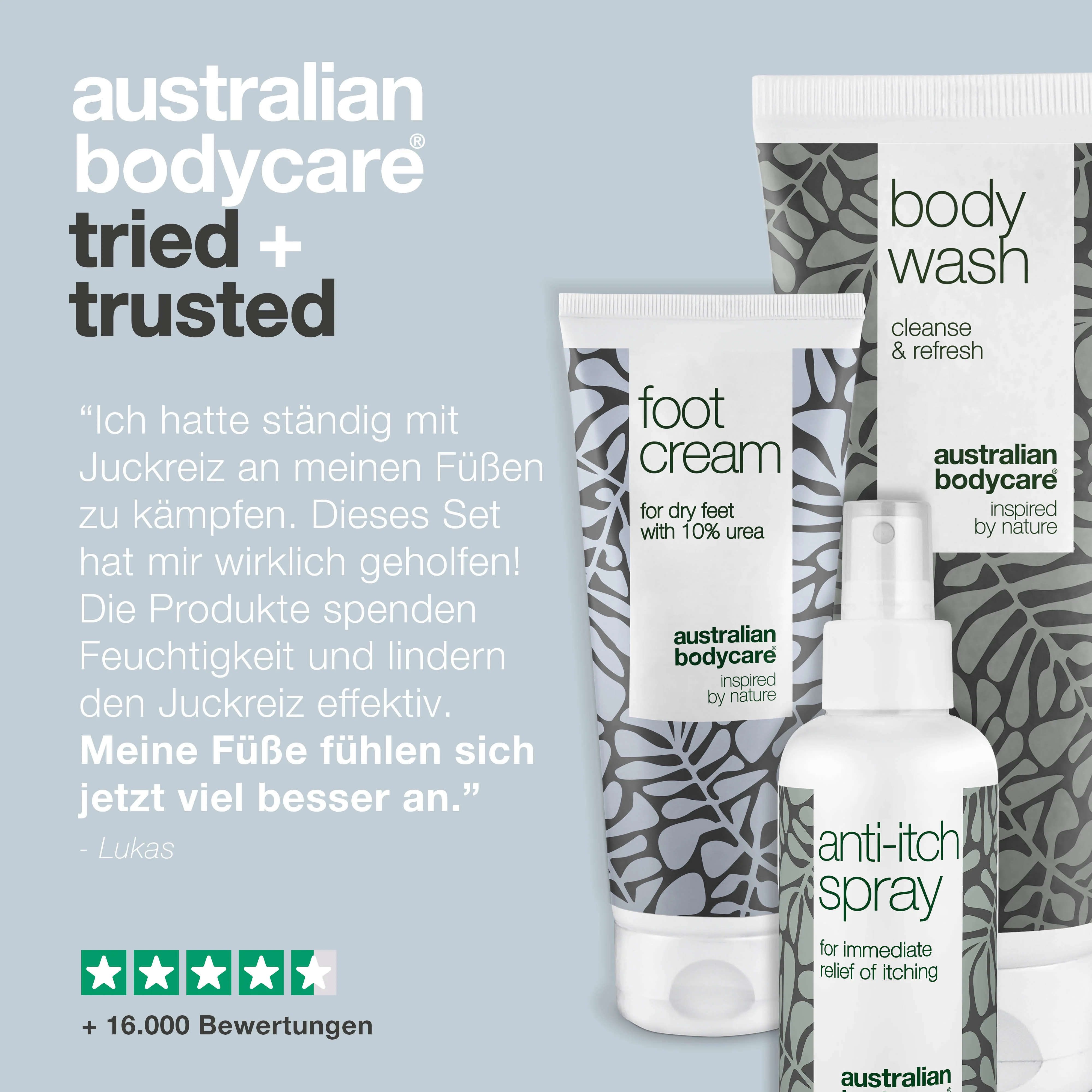 3x Produkte gegen juckende Füße — Set für die tägliche Fußpflege - Image 5