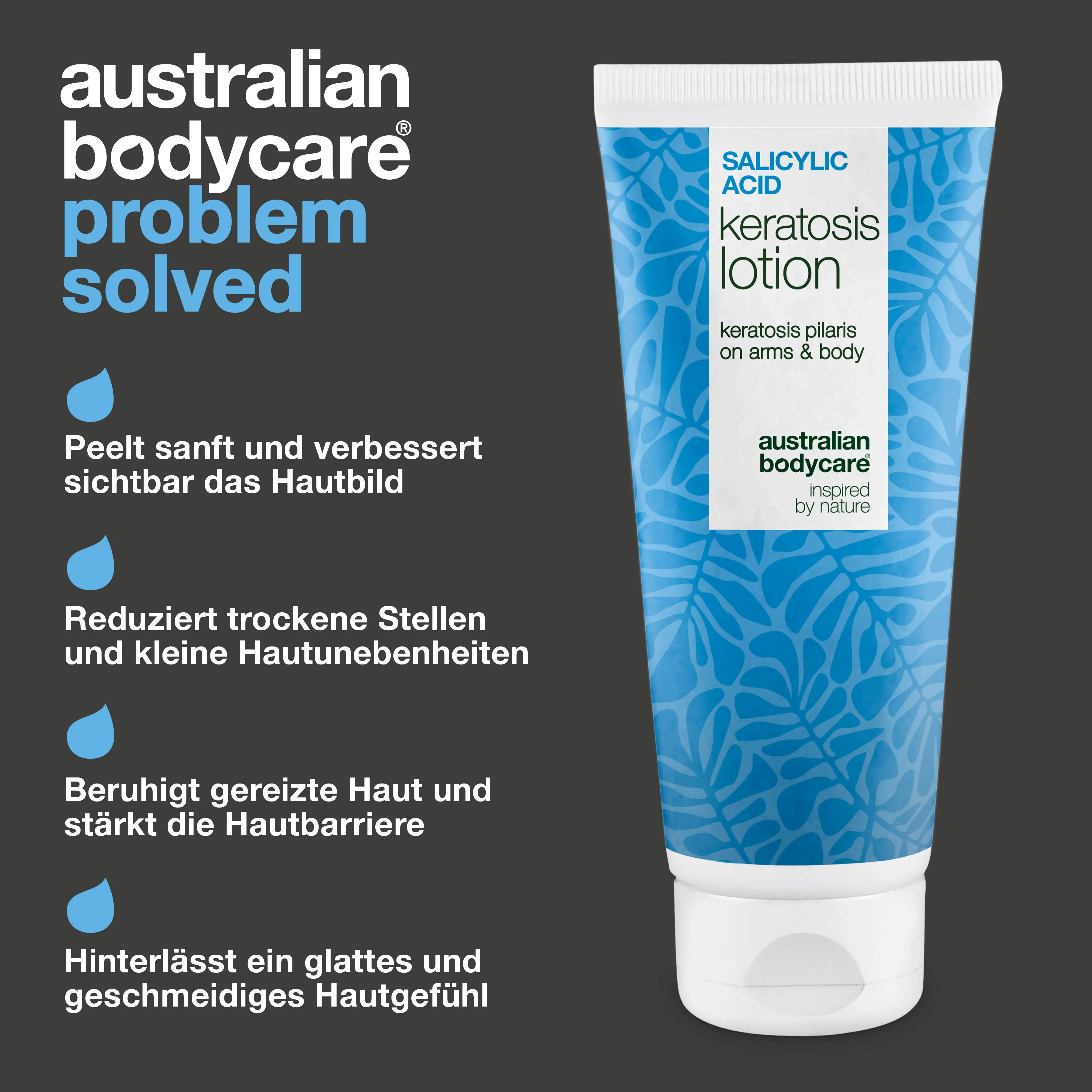 Körperlotion bei Keratosis Pilaris & Reibeisenhaut — Body lotion gegen Keratosis Pilaris. Glättet mit Salicylsäure, Niacinamid und Zink. Für raue, trockene Haut. - Image 3
