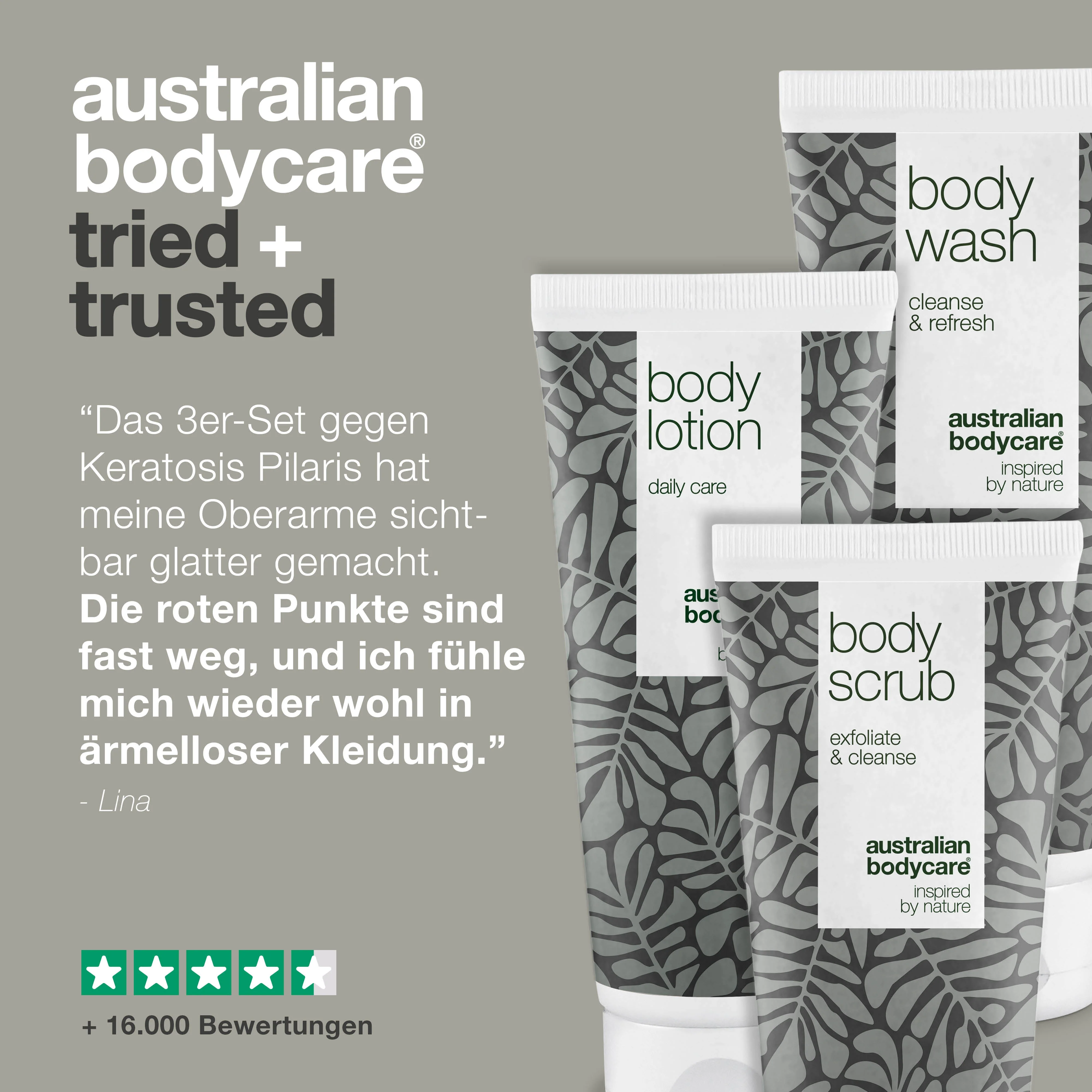 3er Set für Keratosis Pilaris  — Minimiere die kleinen, roten Pickel am Körper, verursacht durch Reibeisenhaut - Image 5