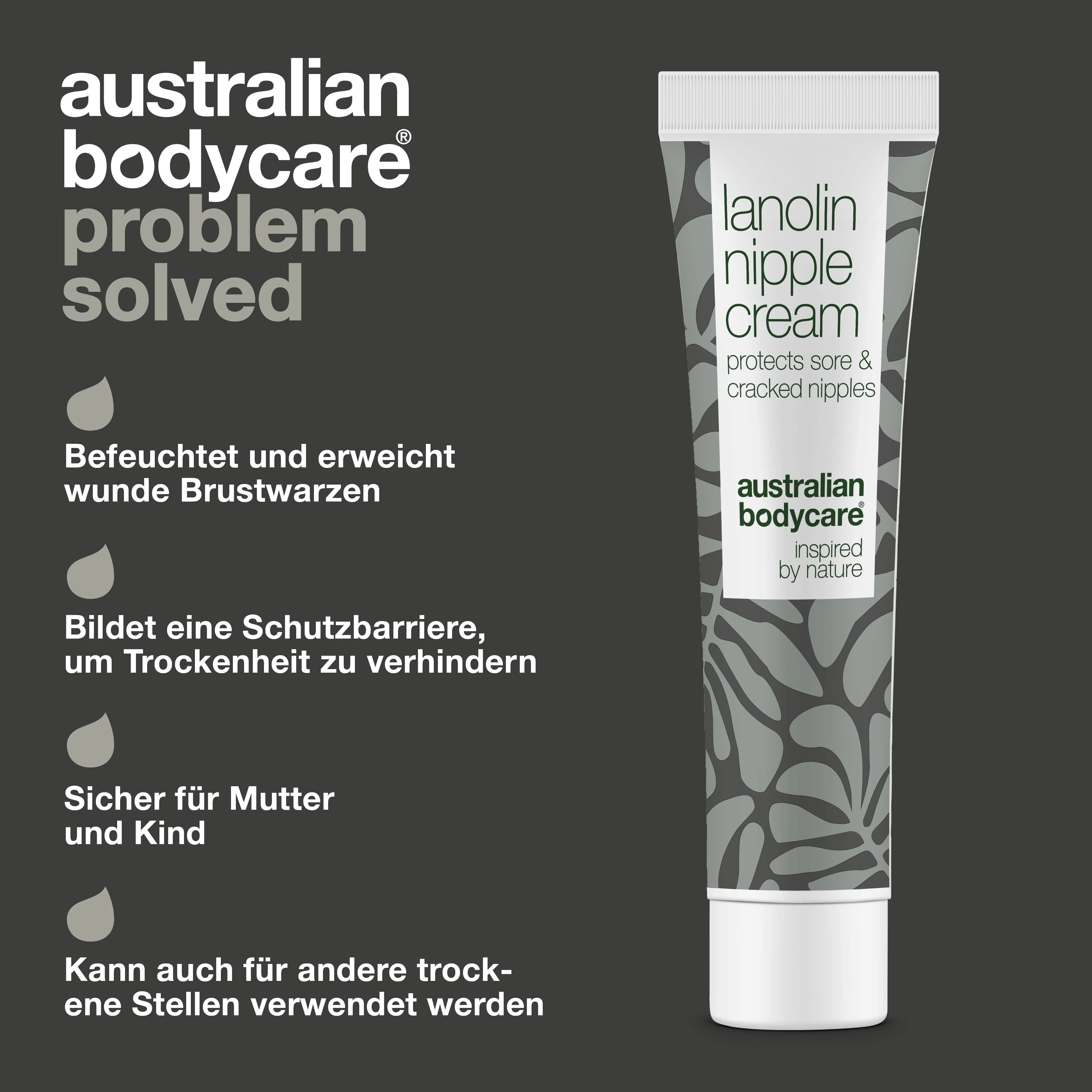 Lanolin-Nippelcreme für trockene und sensible Haut — Schützen und pflegen Sie empfindliche Brustwarzen mit Lanolincreme. Macht die Haut weich und hydratisiert. - Image 3