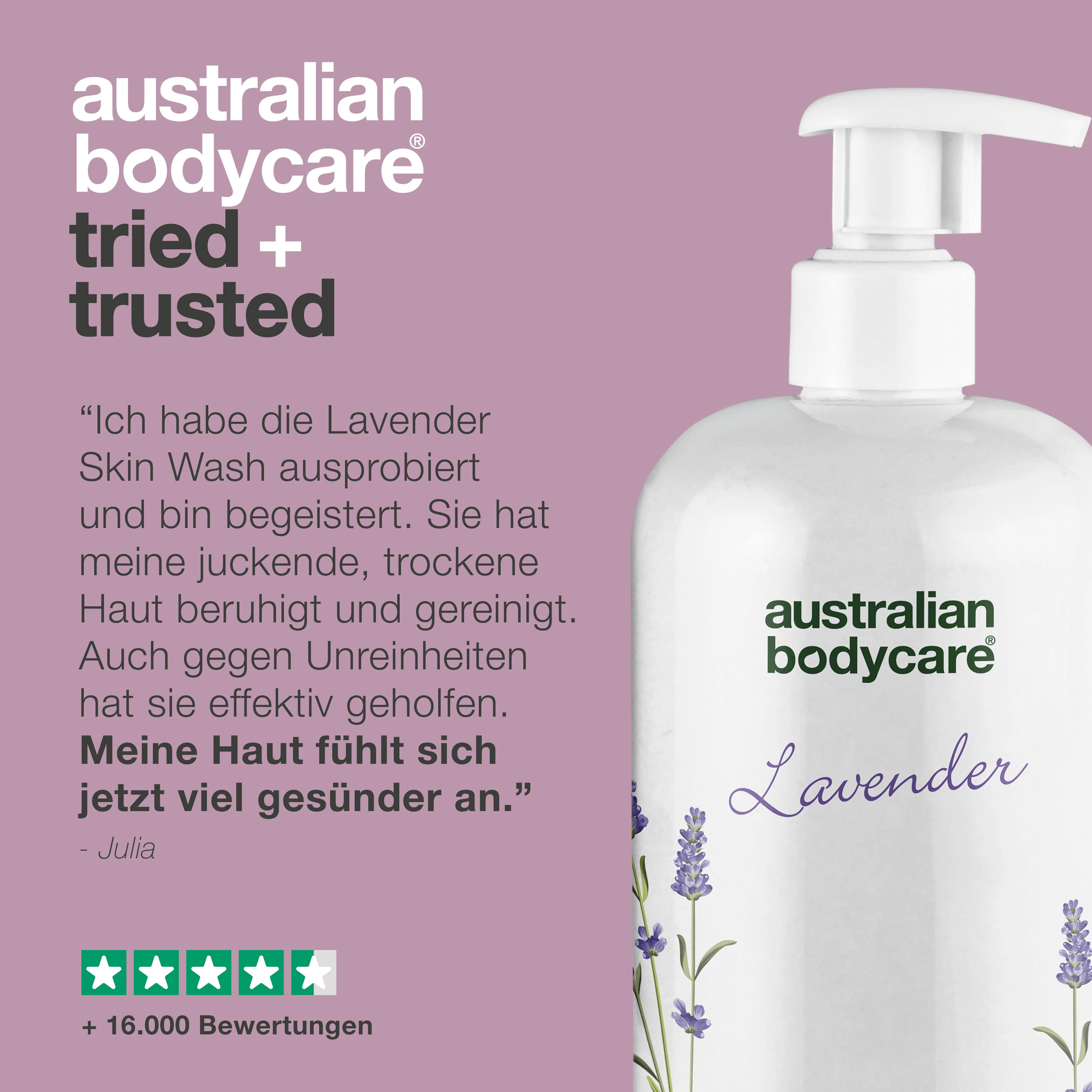 Professionelle Lavender Skin Wash — Professionell Duschgel mit Teebaumöl und Lavendel für die tägliche Körperreinigung - Image 5