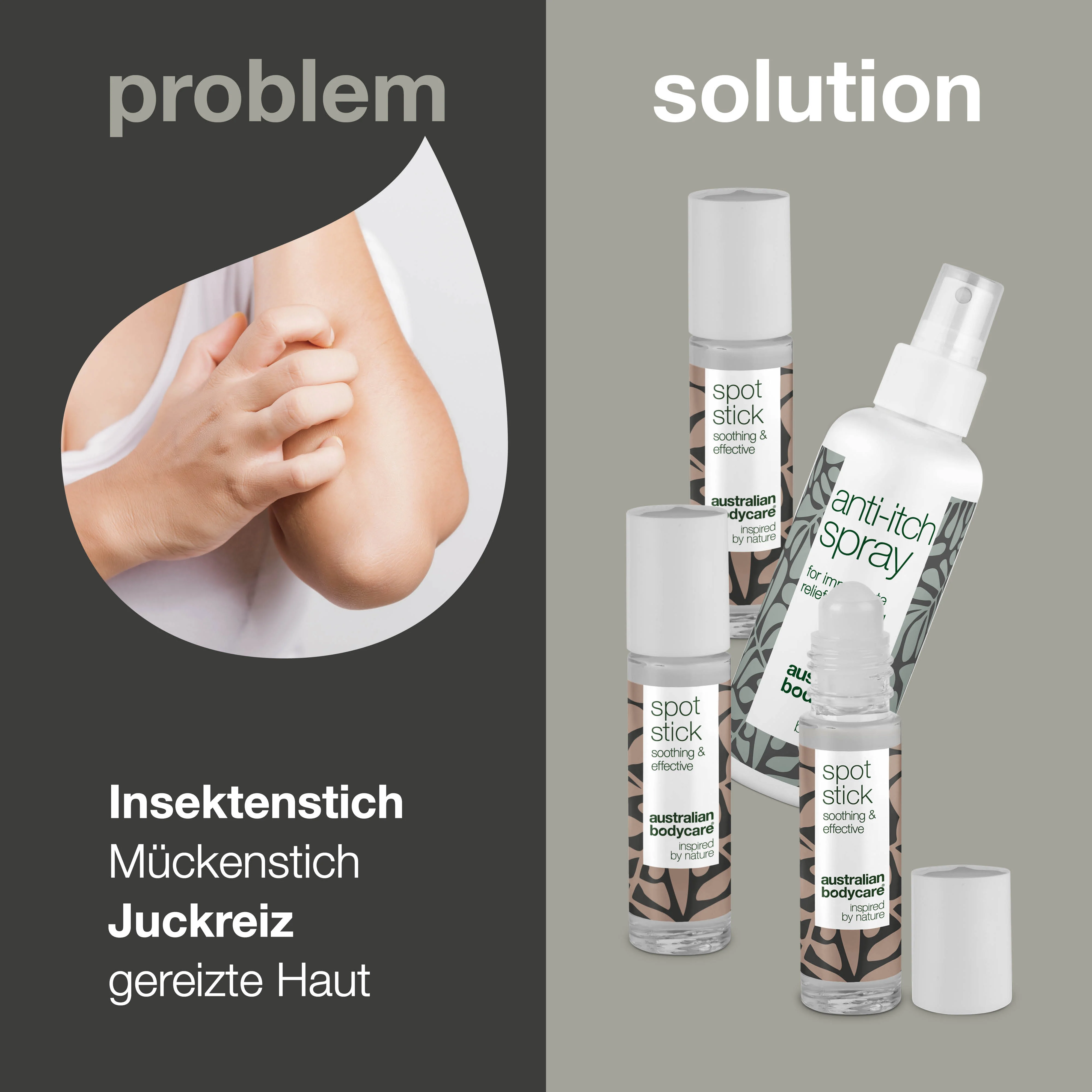 4er-Paket zur Pflege bei Mückenstichen und Insektenbissen — 4 beruhigende Produkte zur Linderung von Irritationen durch Insektenstiche - Image 2