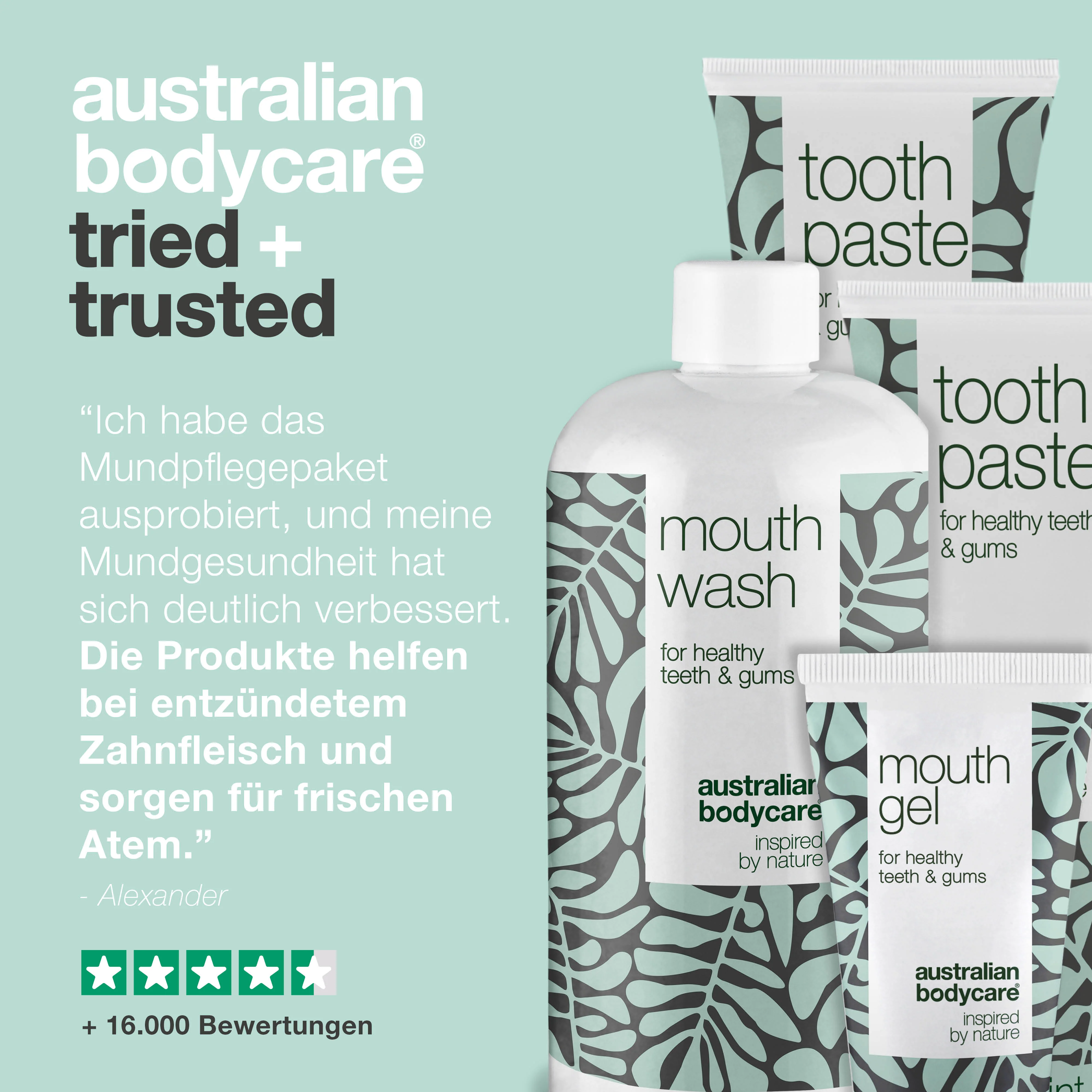 4 Produkte für eine gute Mundhygiene — Mundprodukte mit Teebaumöl bei Problemen an Zunge, Zähnen und Zahnfleisch - Image 5