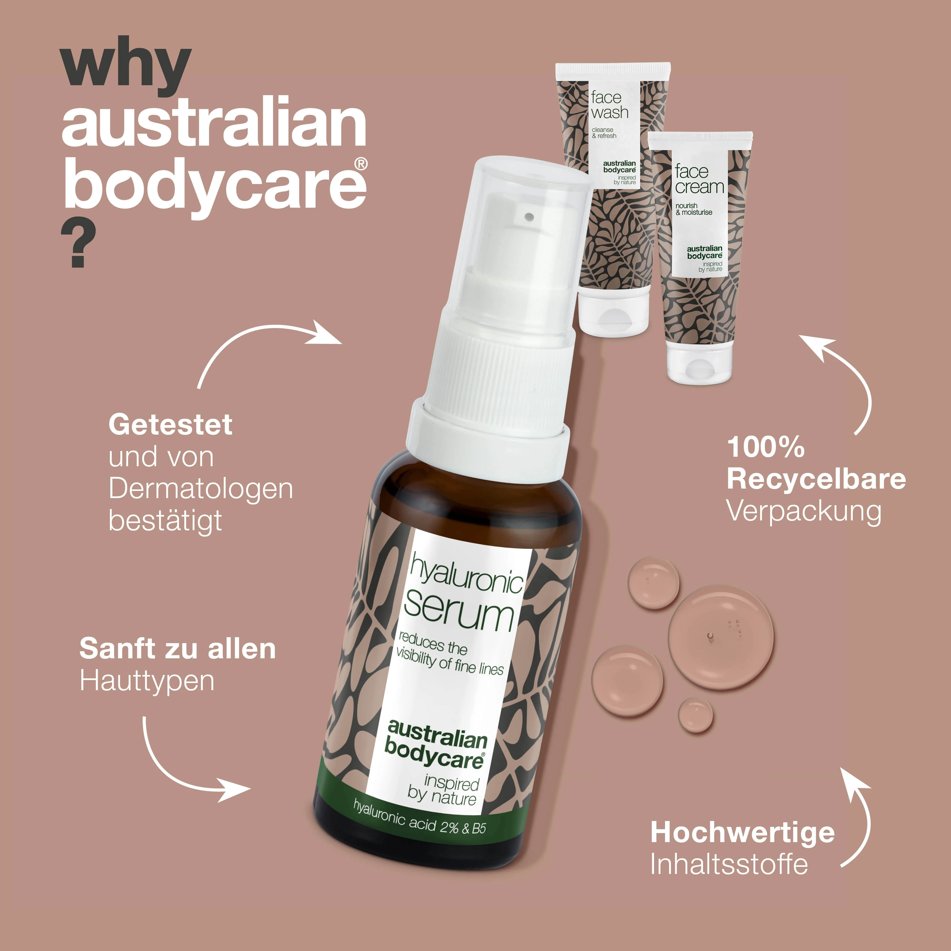 Hyaluronsäure Booster-Set für strahlende & glatte Haut — 3 Produkte für reichlich Glanz und minimierte Falten und Linien - Image 4