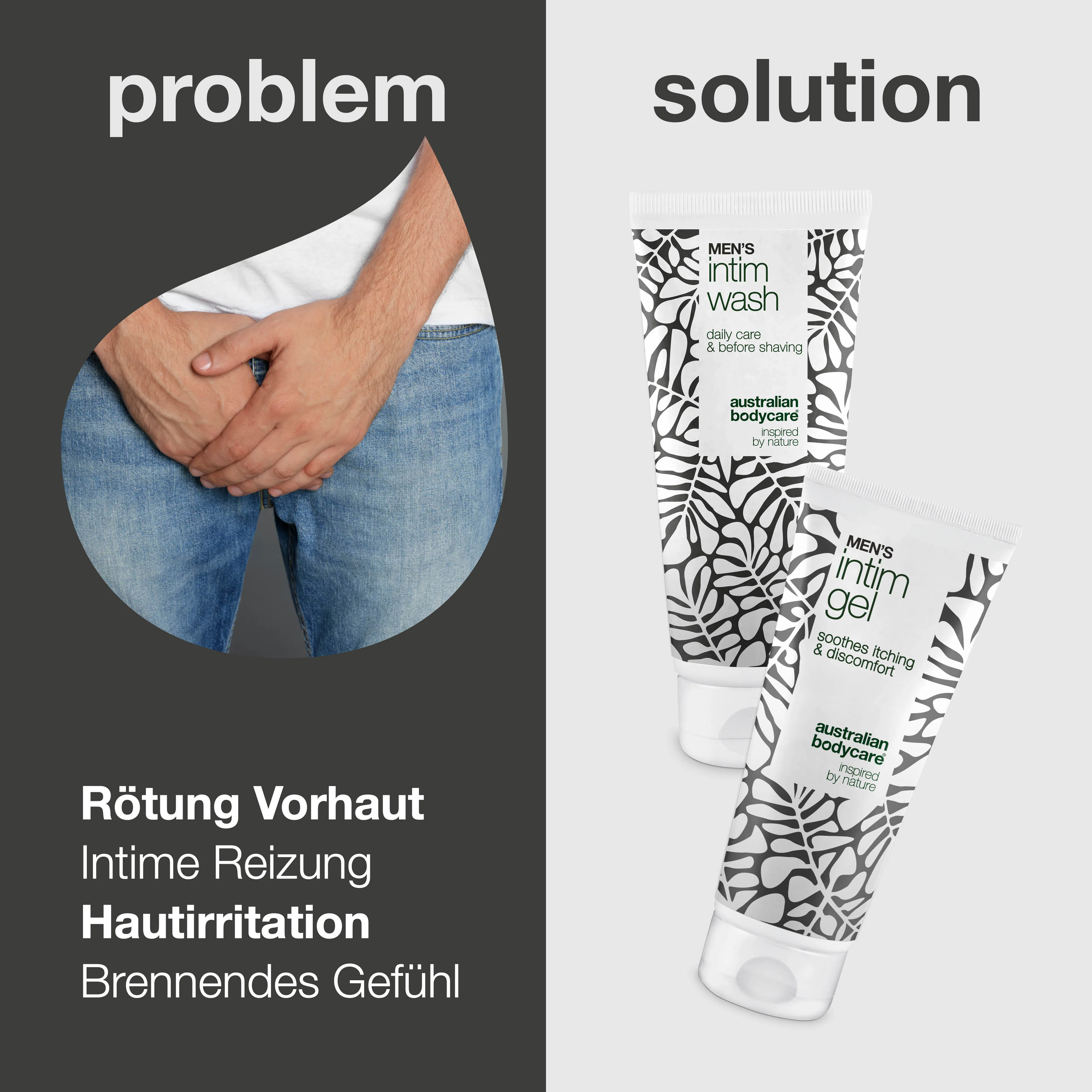Pflege für rote Vorhaut - Sanfte Intimwaschung & Gel — Beruhigen Sie rote, gereizte Vorhaut mit Men's Intimate Wash und Intim Gel. Sanfte Pflege für Hygiene und Linderung. - Image 2
