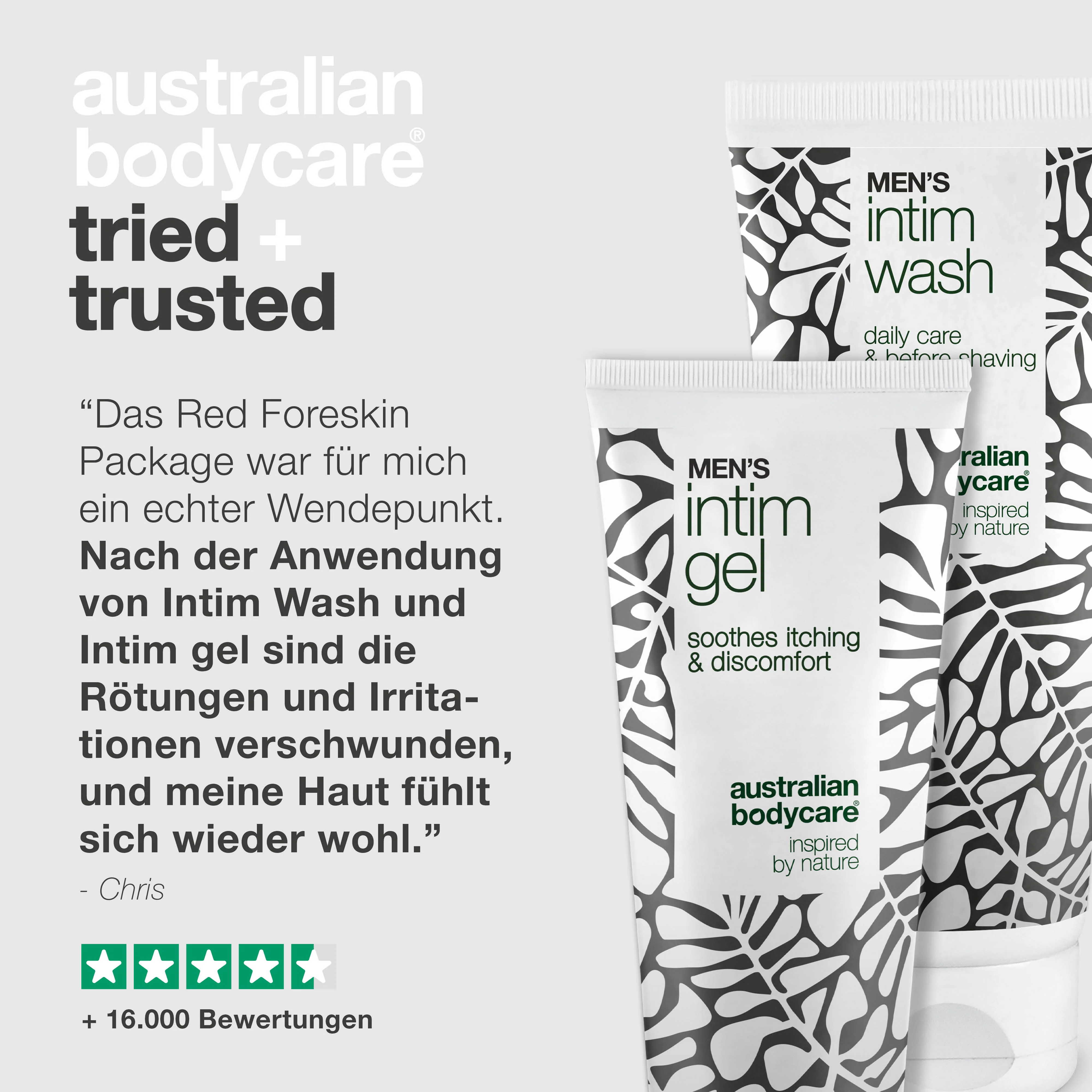 Pflege für rote Vorhaut - Sanfte Intimwaschung & Gel — Beruhigen Sie rote, gereizte Vorhaut mit Men's Intimate Wash und Intim Gel. Sanfte Pflege für Hygiene und Linderung. - Image 5
