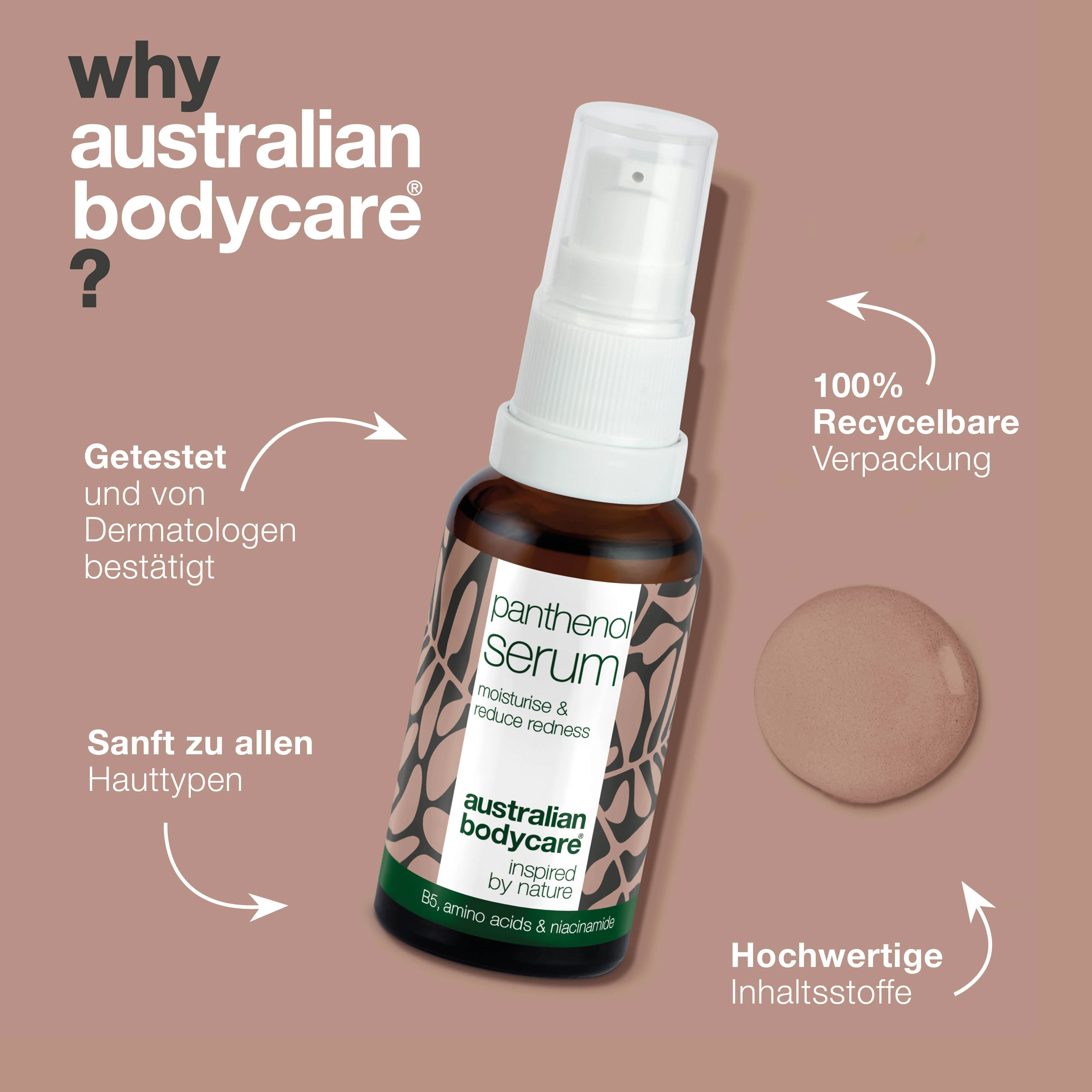 Panthenol Serum – Beruhigende Pflege für Rötungen & Rosacea — Panthenol Serum hydratisiert & beruhigt Rötungen, Rosacea & trockene Haut. Stärkt die Hautbarriere & reduziert Irritationen. - Image 4