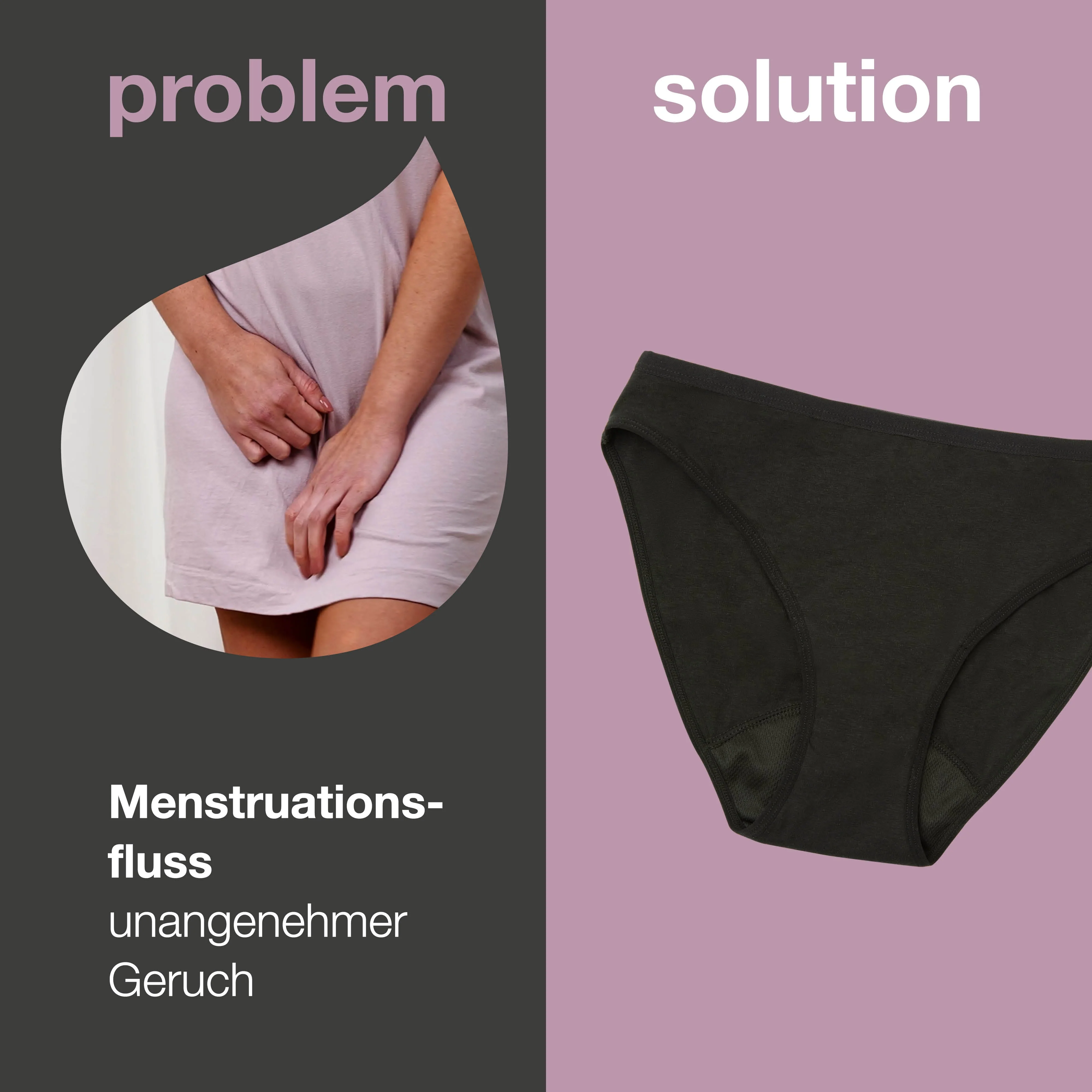 Periodenslips – Verabschiede dich von Tampons und Binden — Erlebe Periodenslips, die bequem und auslaufsicher sind. Perfekt für Tag und Nacht. Wiederverwendbar und hautfreundlich. - Image 2