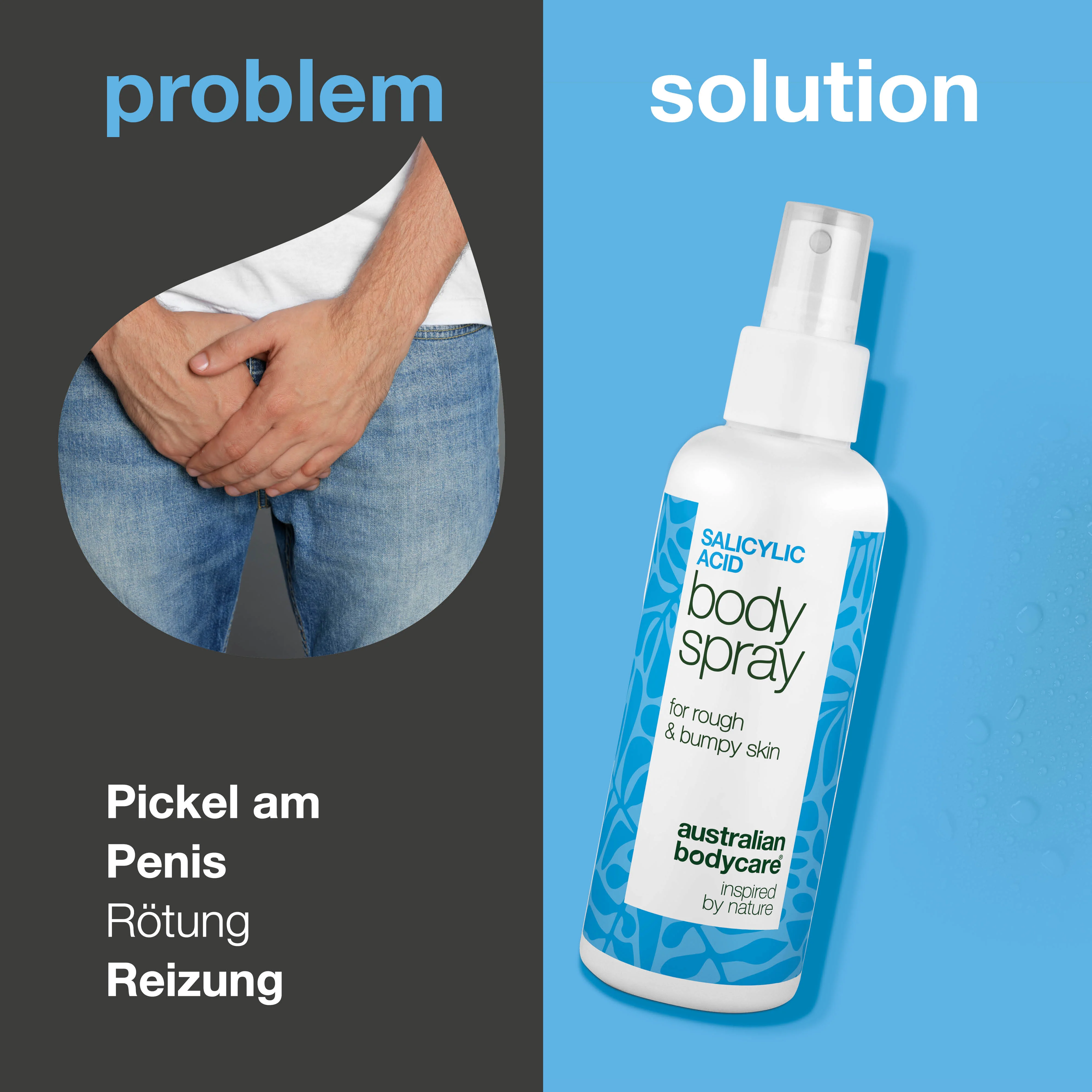 Spray gegen Pickel am Penis – reduziert Rötungen und Poren — Spray gegen Pickel am Penis reduziert Rötungen und Unreinheiten. Mit Salicylsäure, Glykolsäure, Zink, Panthenol und Glycerin. - Image 2