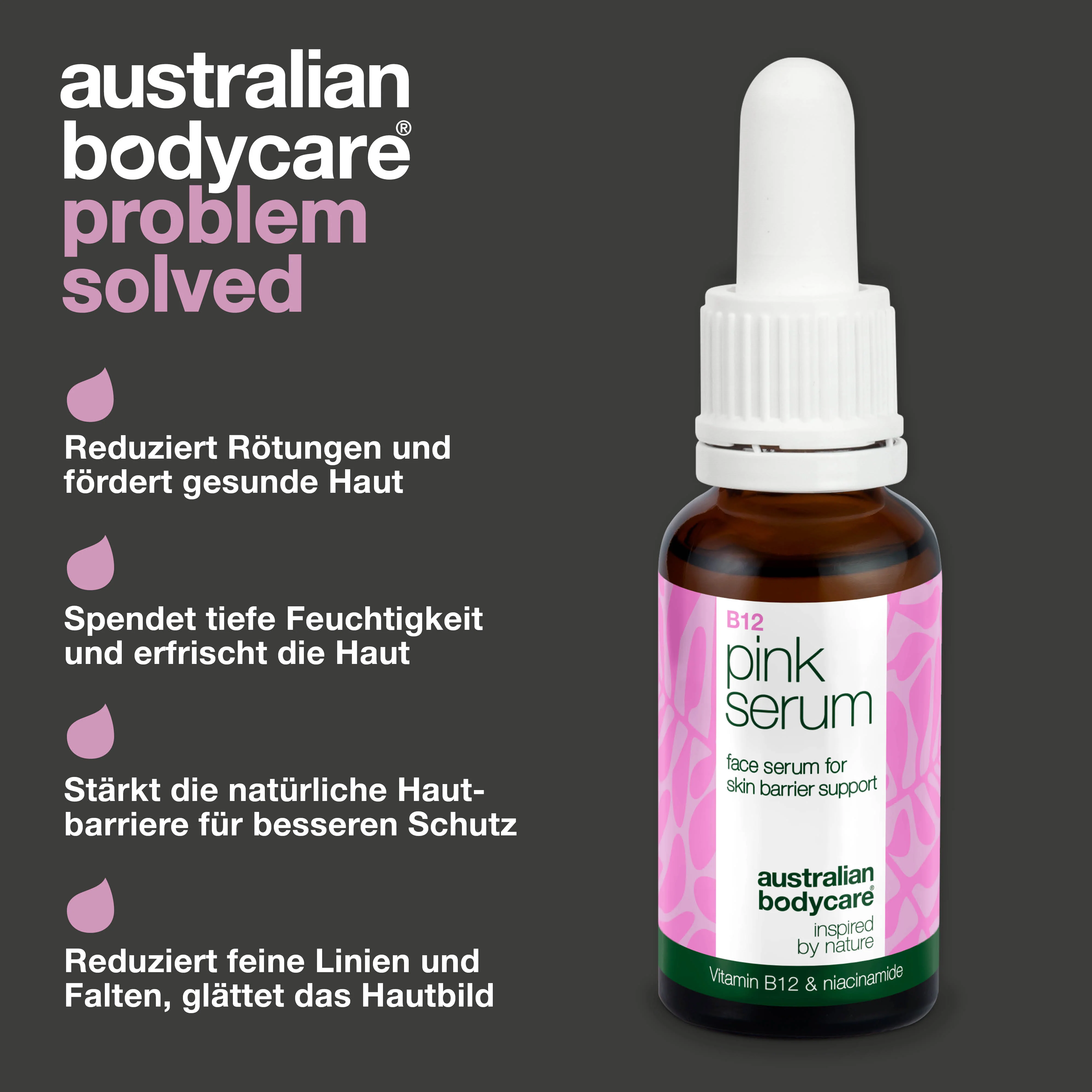 Vitamin B12 Pink Serum – Reduziert Rötungen und verleiht Glow — B12 Pink Serum stärkt die Hautbarriere, reduziert Rötungen und Altersanzeichen. Für weiche und strahlende Haut. - Image 3